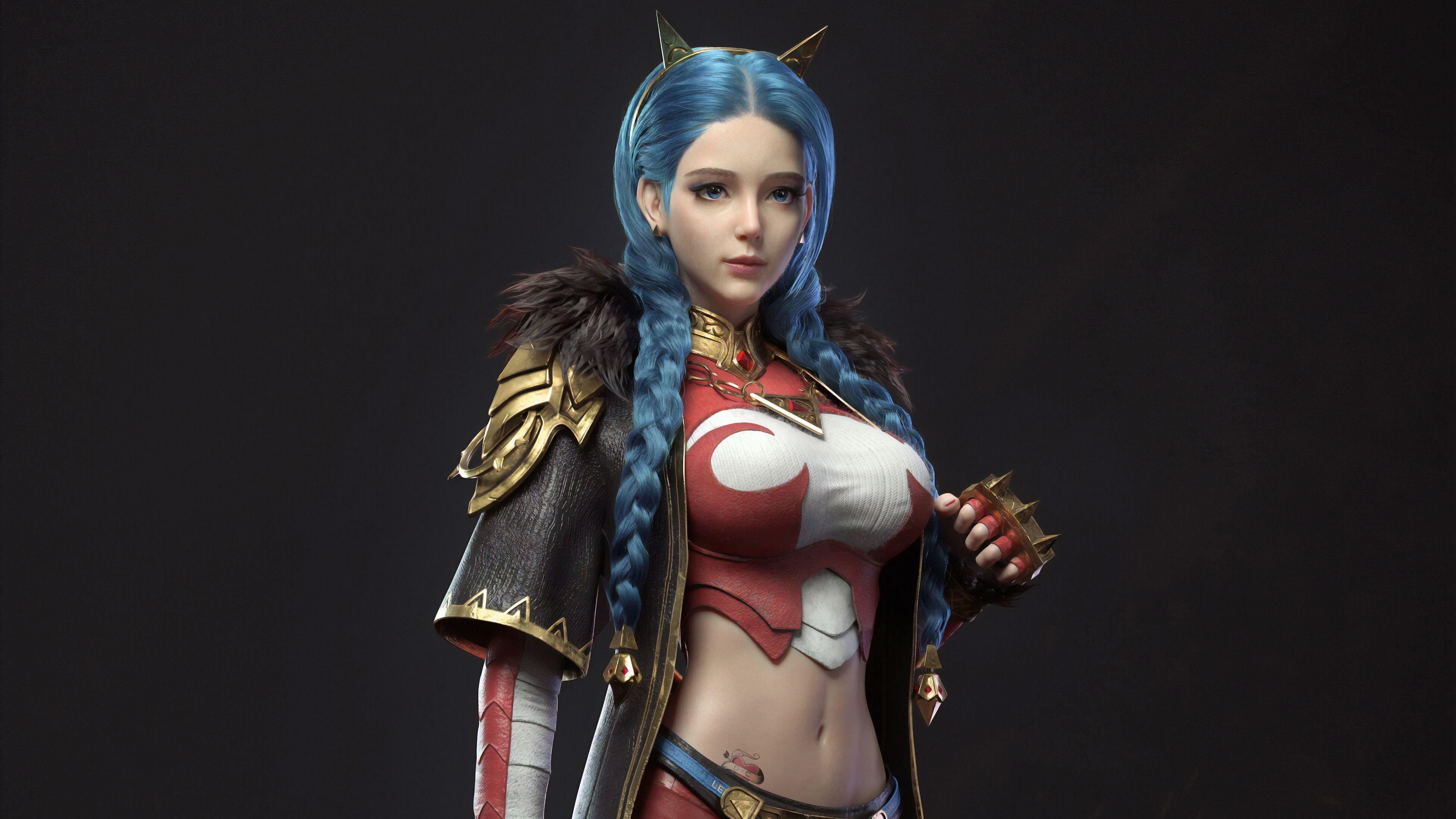 3840x2160 Cgi Character Girl Art 4k, HD Artist, 4k Wallpaper, Image, Background, Photo and Picture