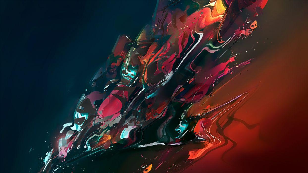 1244x700 Abstract color cgi painting art wallpaperx1080