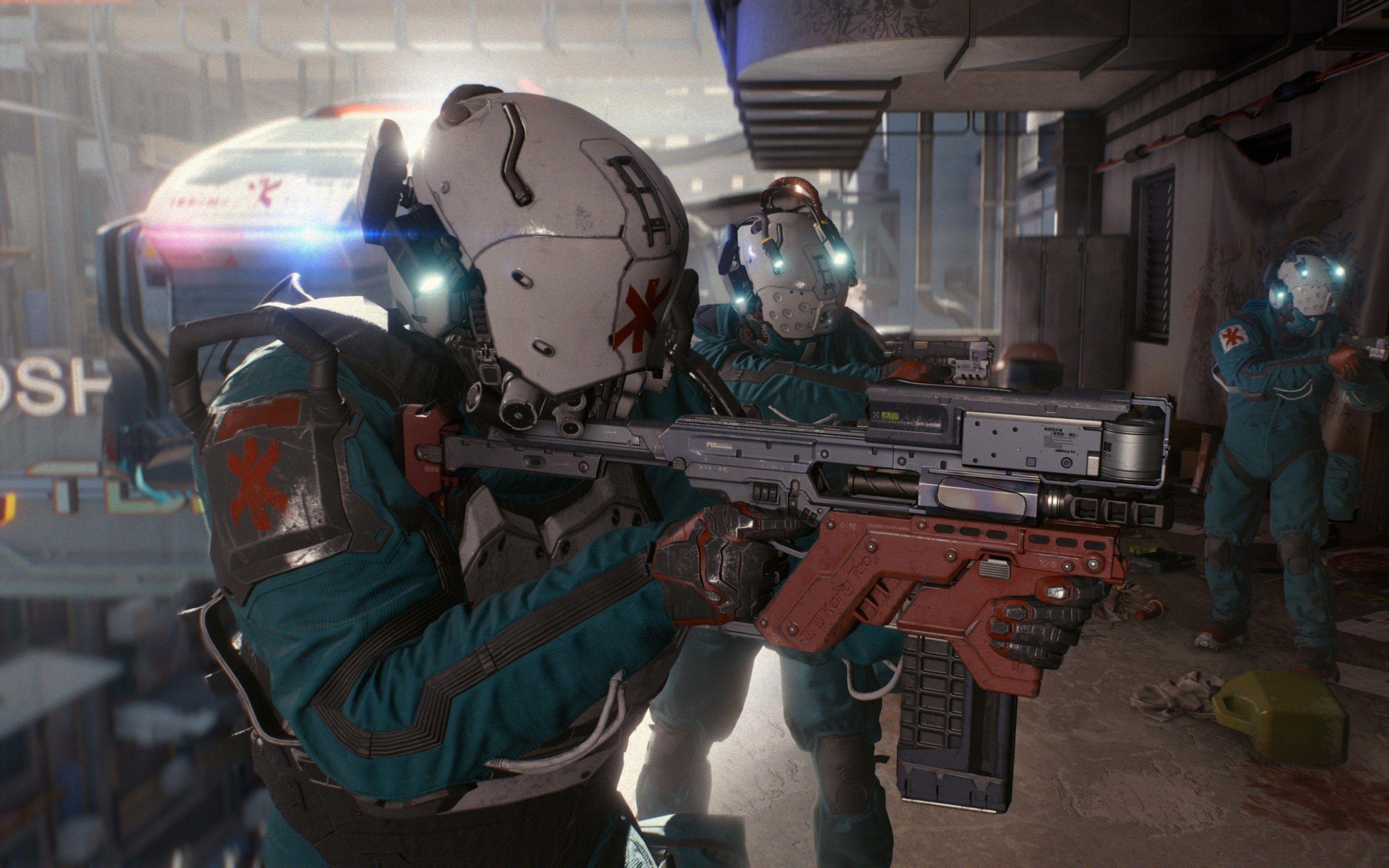 3840x2400 Cyberpunk 2077 3D Desktop HD Wallpaper