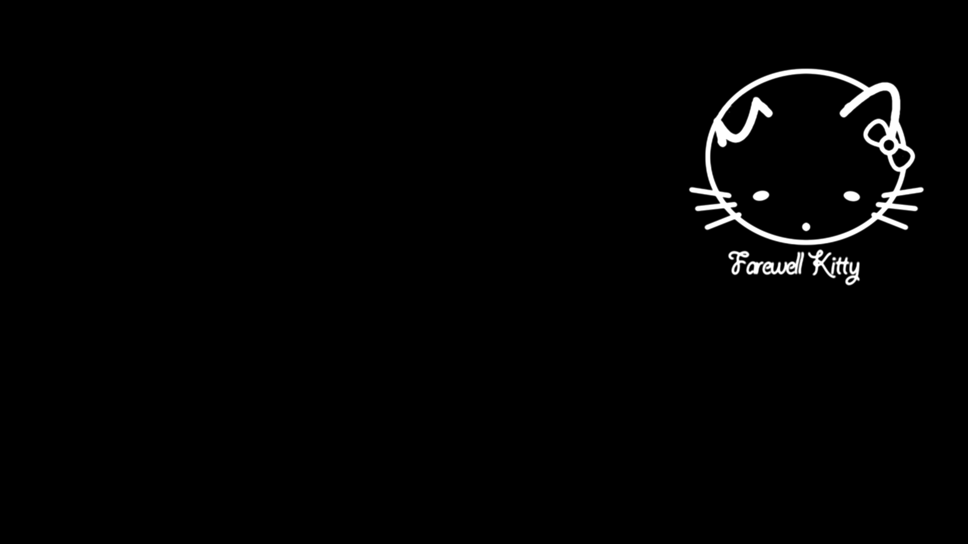 Hello Kitty Black Wallpapers  Wallpaper Cave