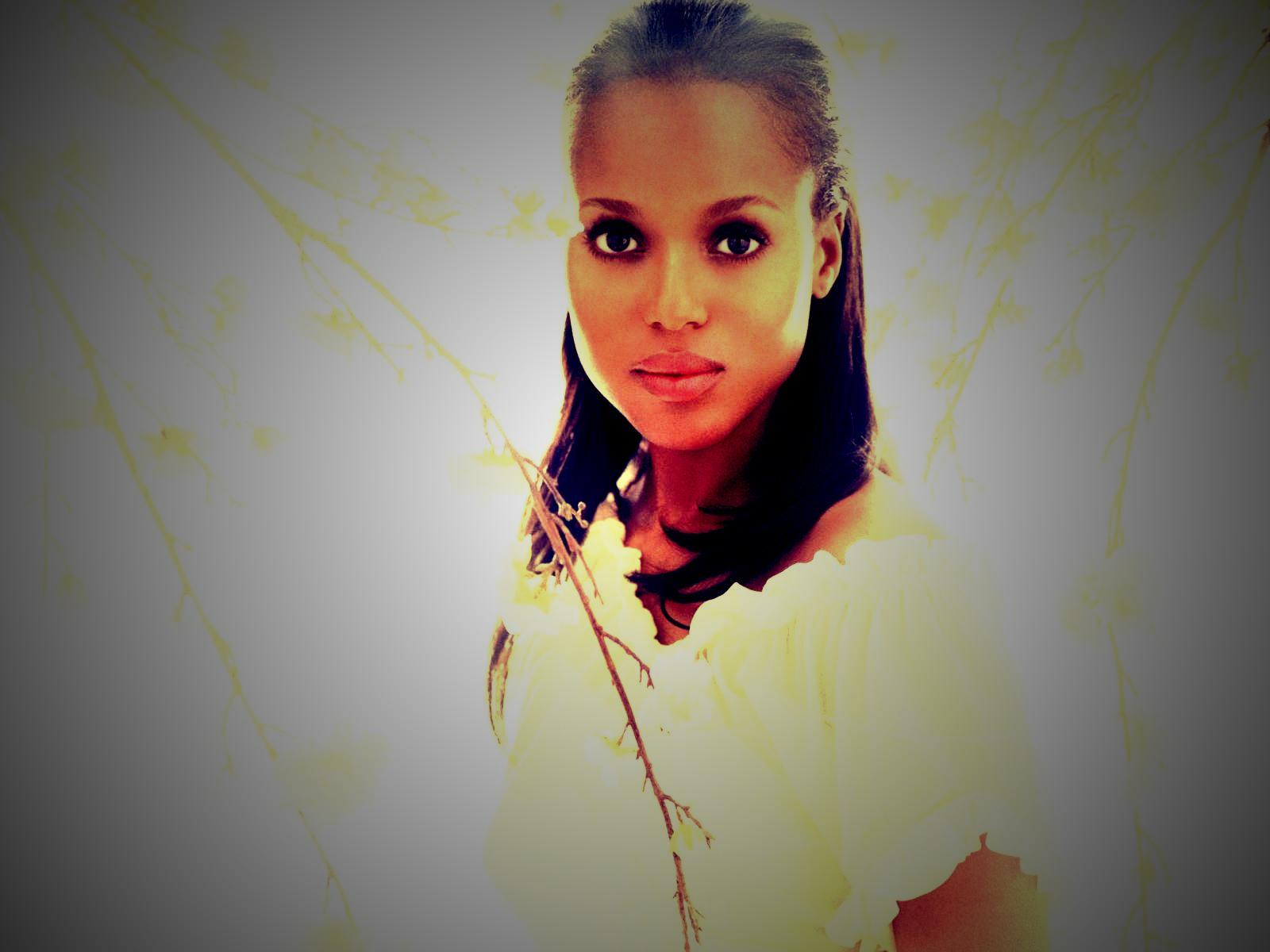 1600x1200 Black Chick Kerry Washington HD Wallpaper Wallpaper HD