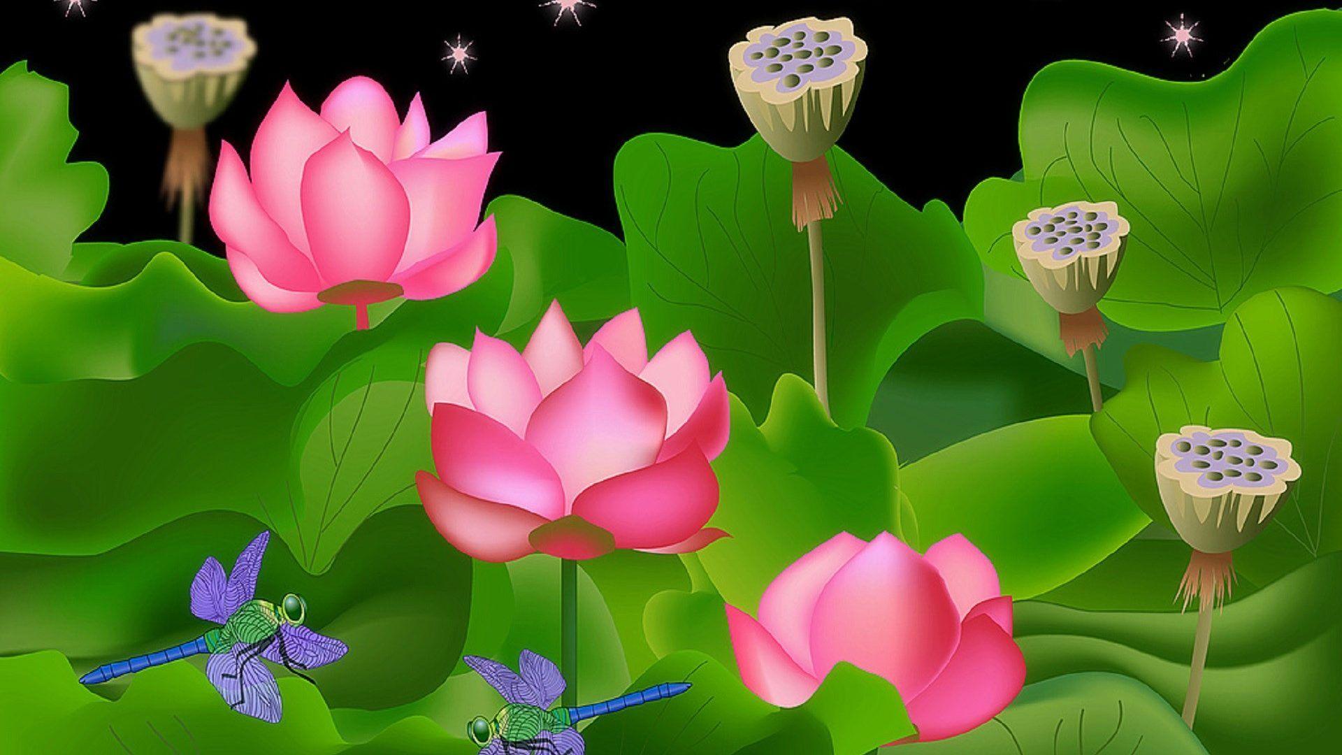 1920x1080 Dragonflies Tag wallpaper: Bamboo Dance Breeze Jungle Blowing Trees