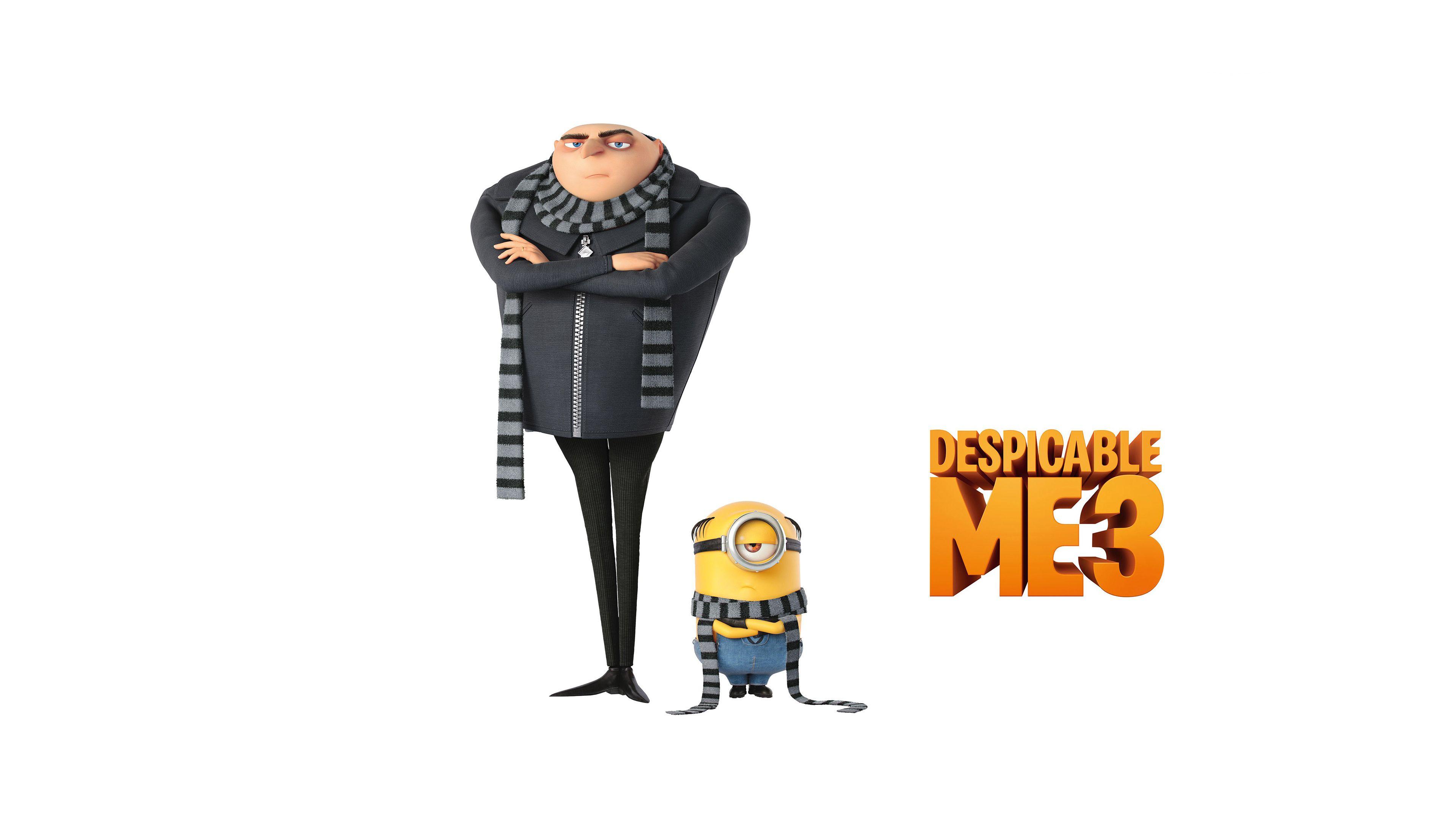 3840x2160 4K Despicable Me 3 Dru Minion Wallpaper HD