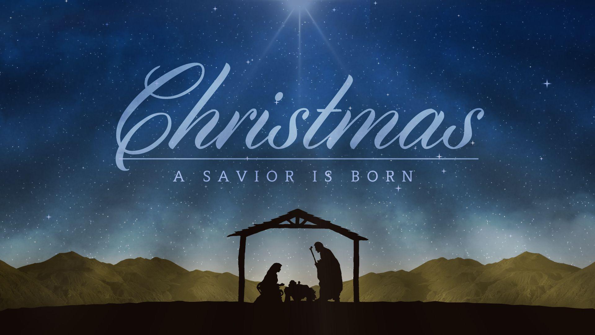 1920x1080 Christmas Manger Wallpaper