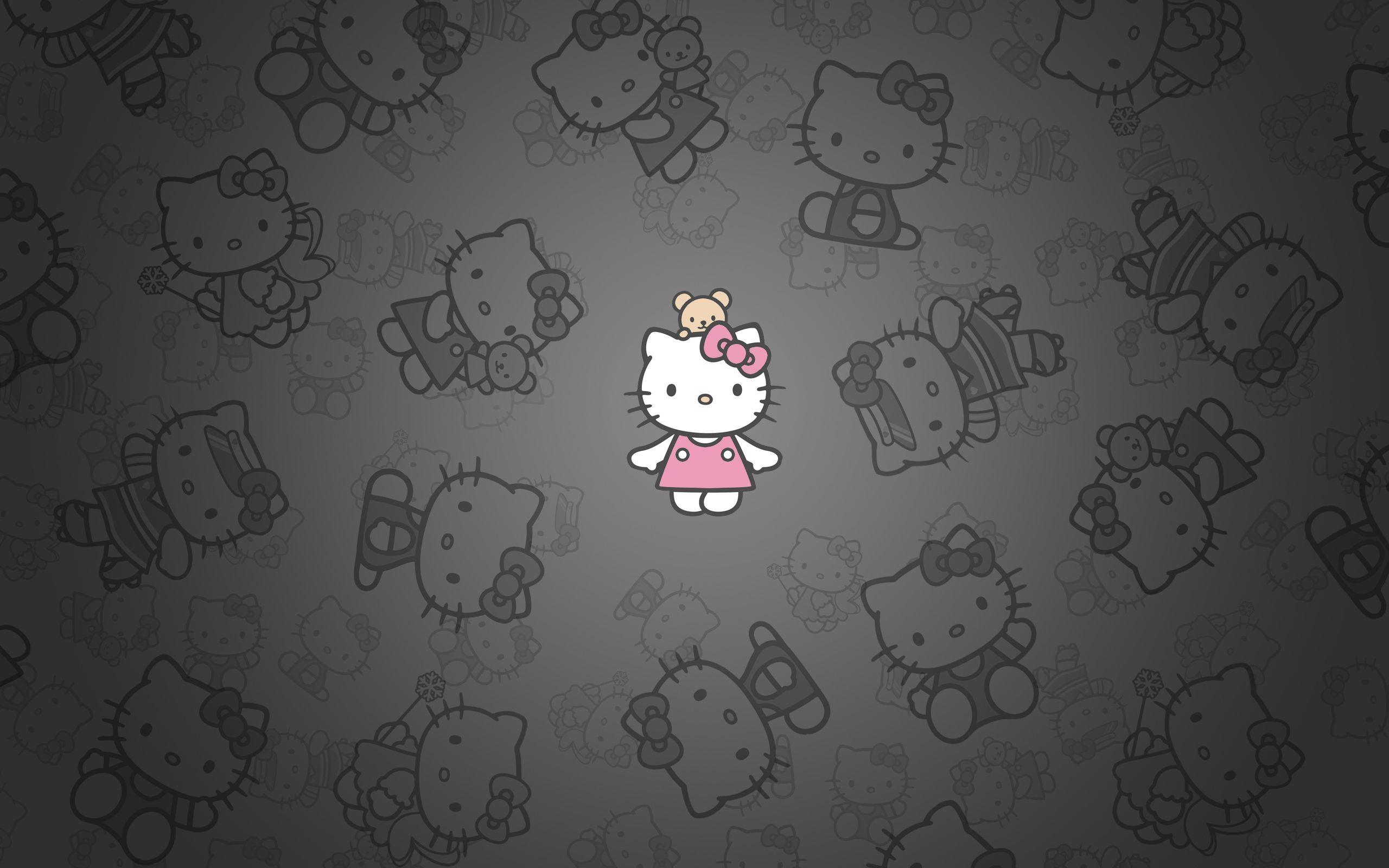 2560x1600 Hello Kitty Dark HD Wallpaper. Wallpaper. Hello kitty