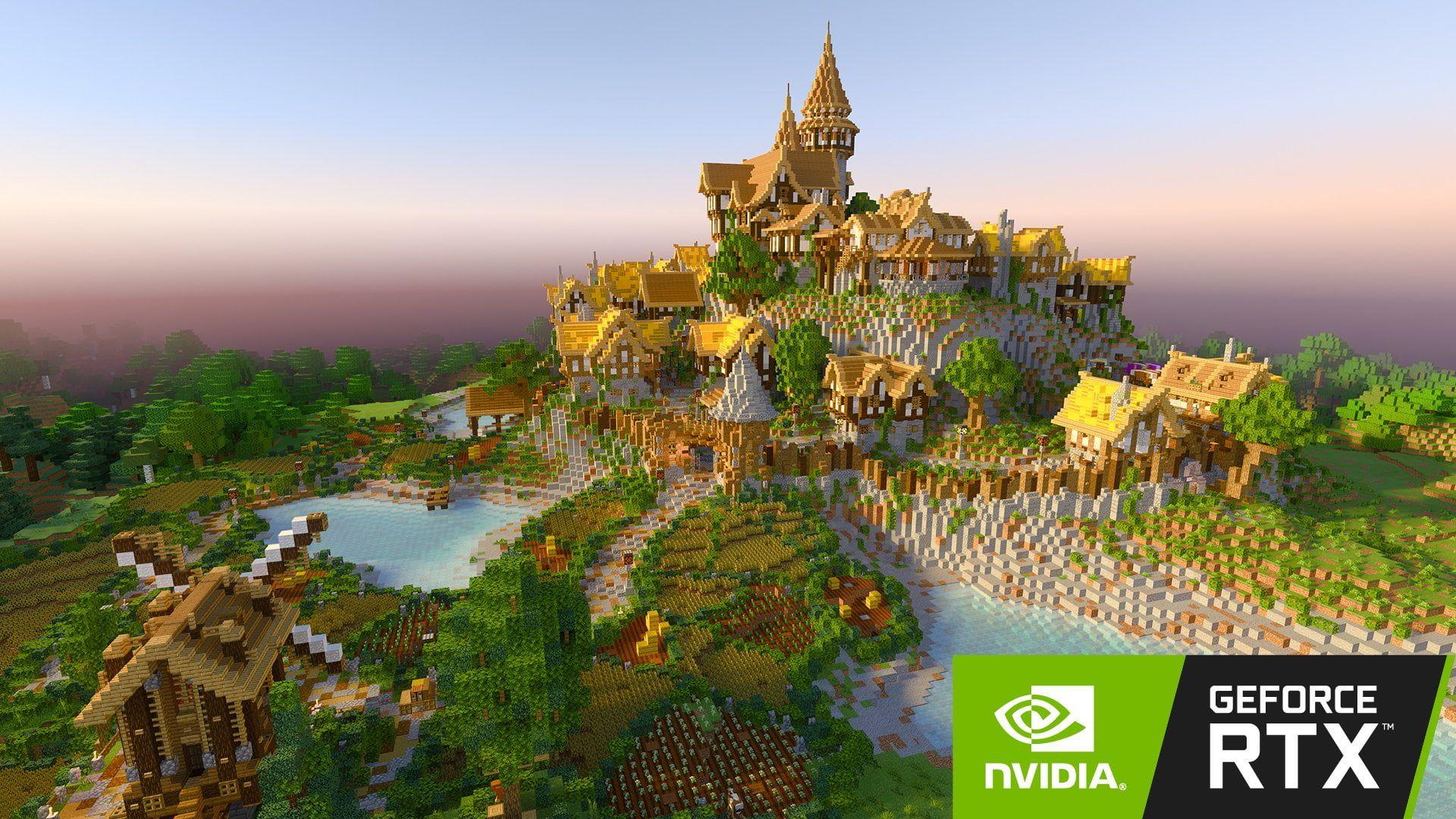 1920x1080 Nvidia Adds Five More Maps By Creators To Showcase Minecraft With RTX