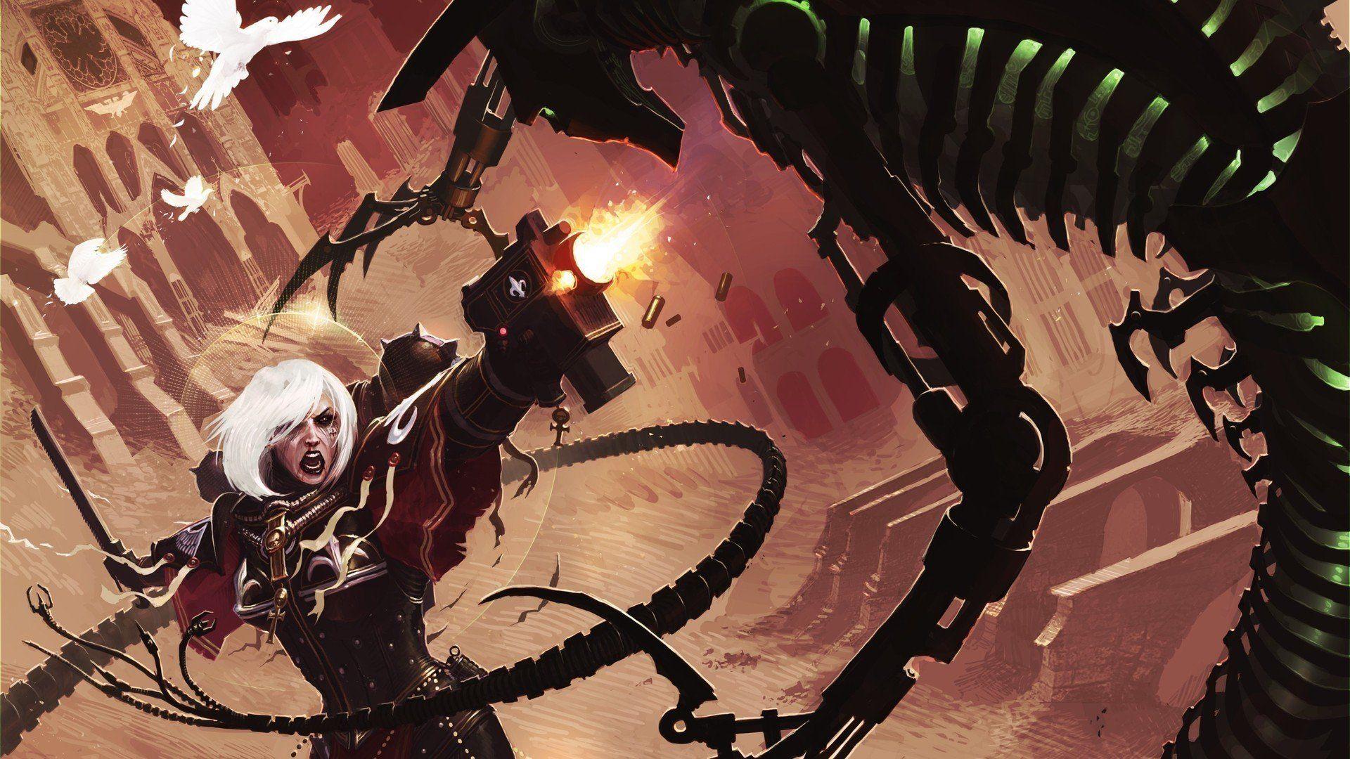 1920x1080 Sisters of Battle, Necrons, WH40K HD Wallpaper / Desktop and Mobile Image & Photo