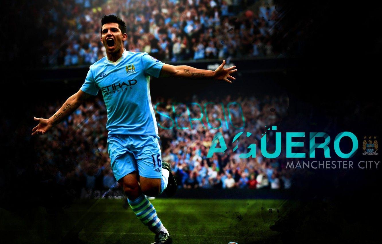 1332x850 Wallpaper football, Argentina, football, forward, goal, Aguero, Manchester City, Kun, Aguero image for desktop, section спорт