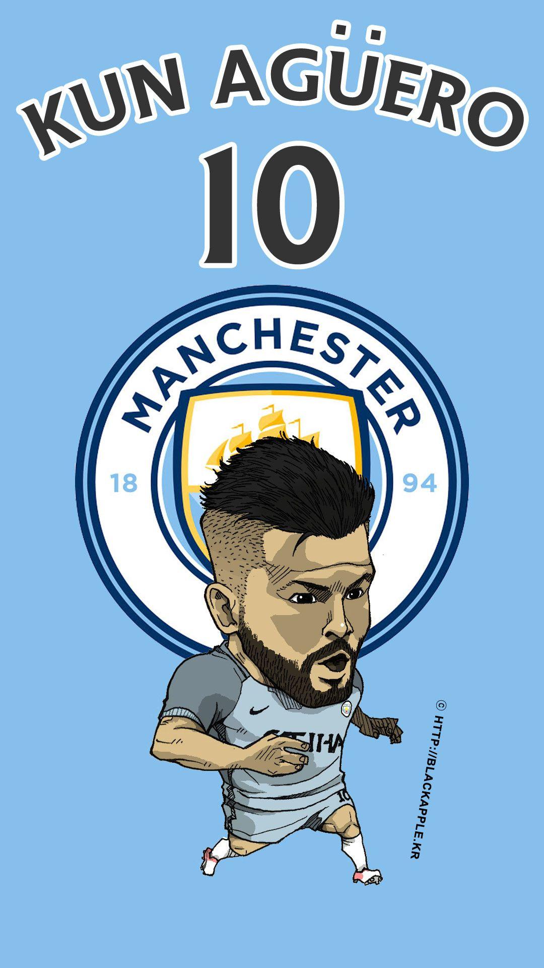 1080x1920 manchester City No Aguero Wallpaper HD HD Wallpaper