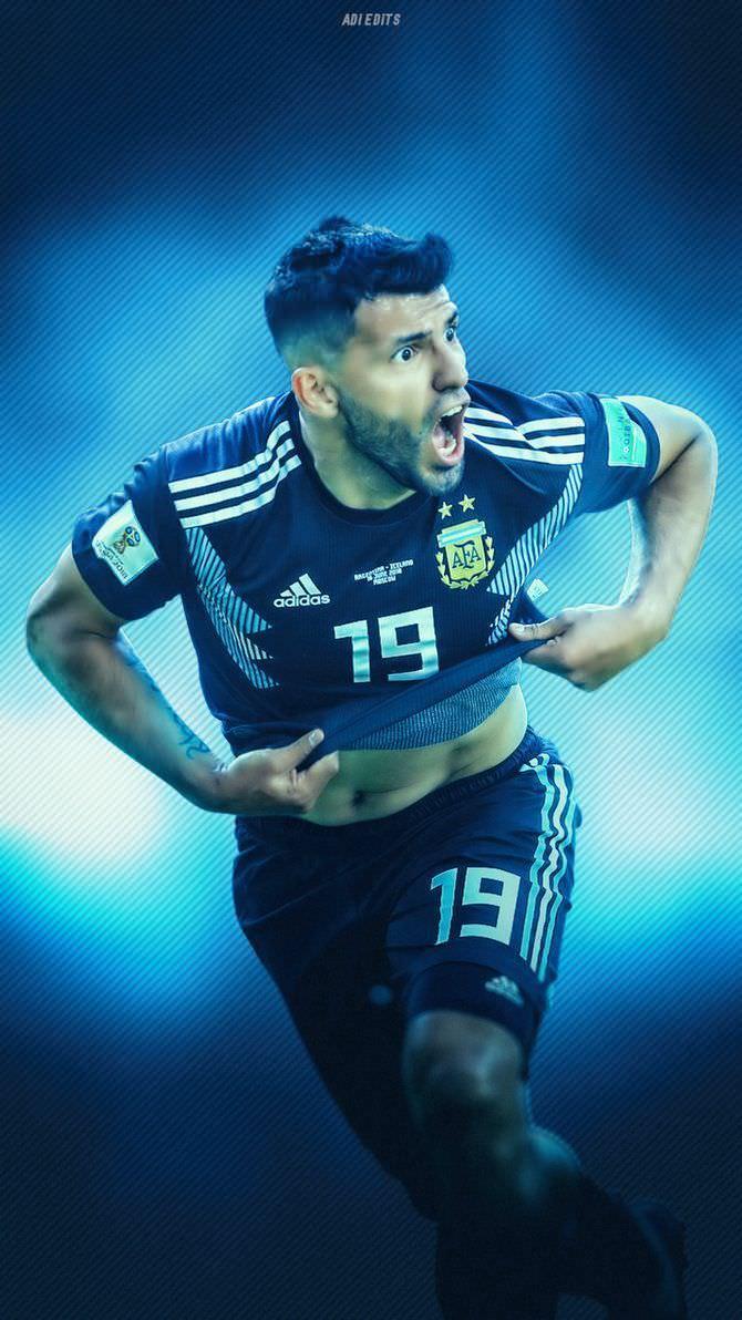 670x1192 Sergio Aguero Wallpaper