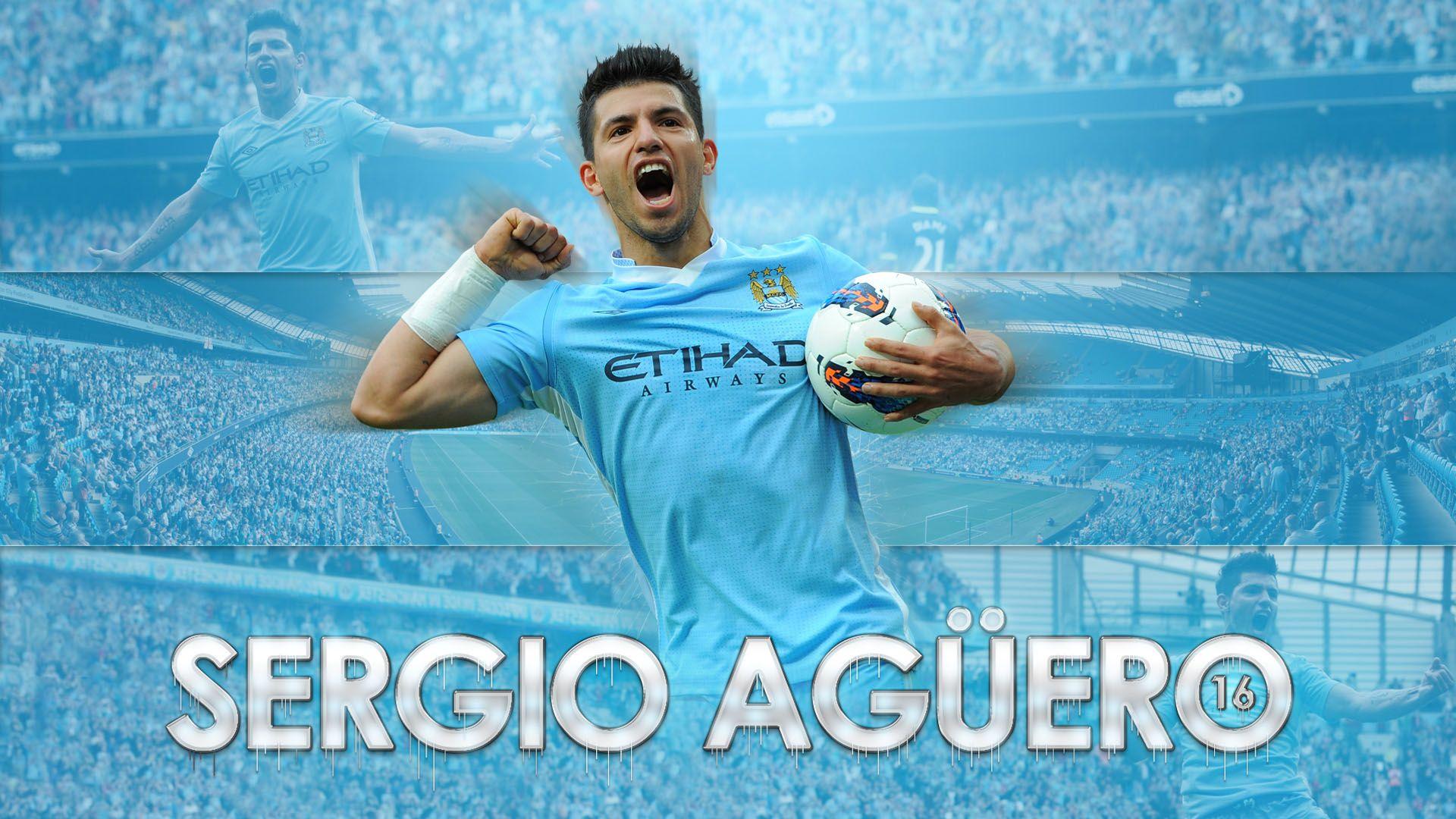 1920x1080 Sergio Aguero Football Wallpaper