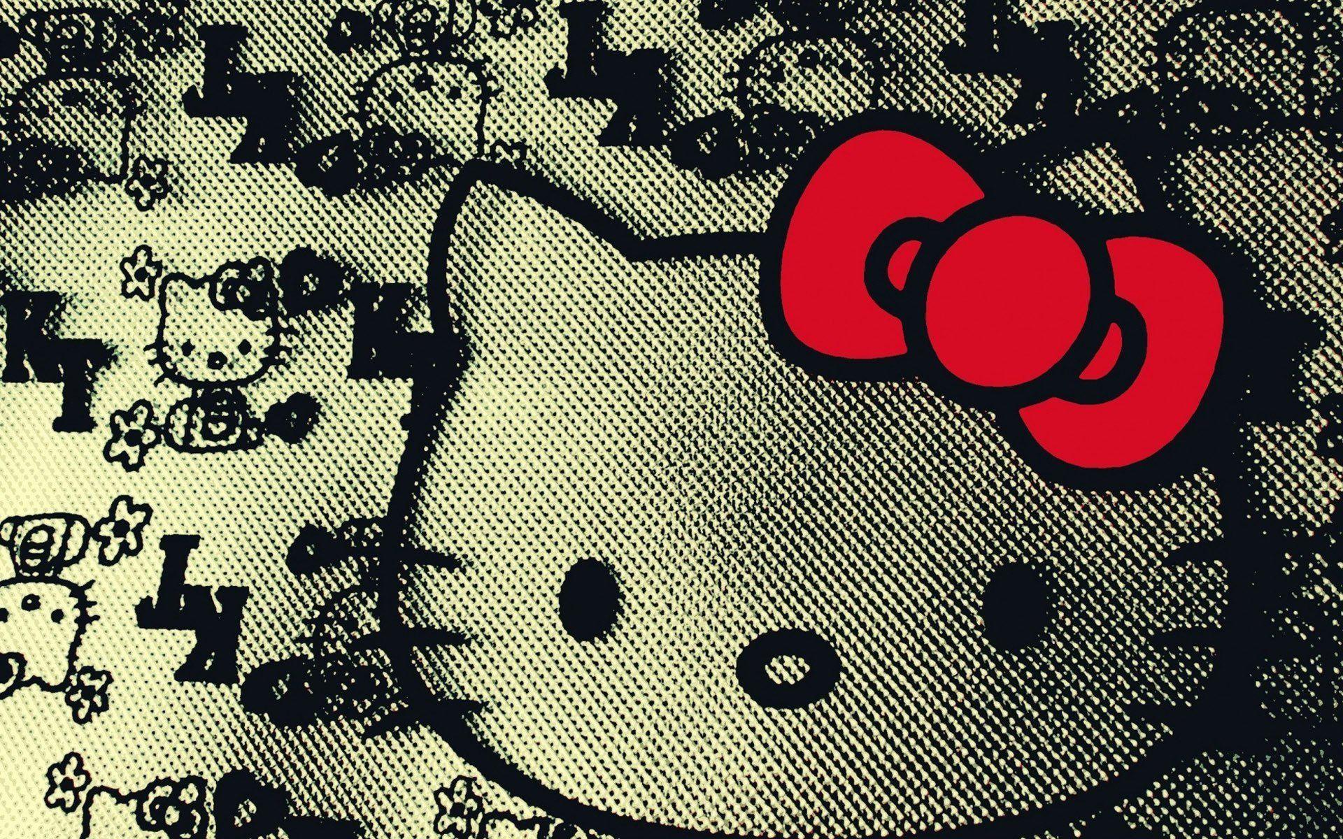 1920x1200 Black Hello Kitty 817229
