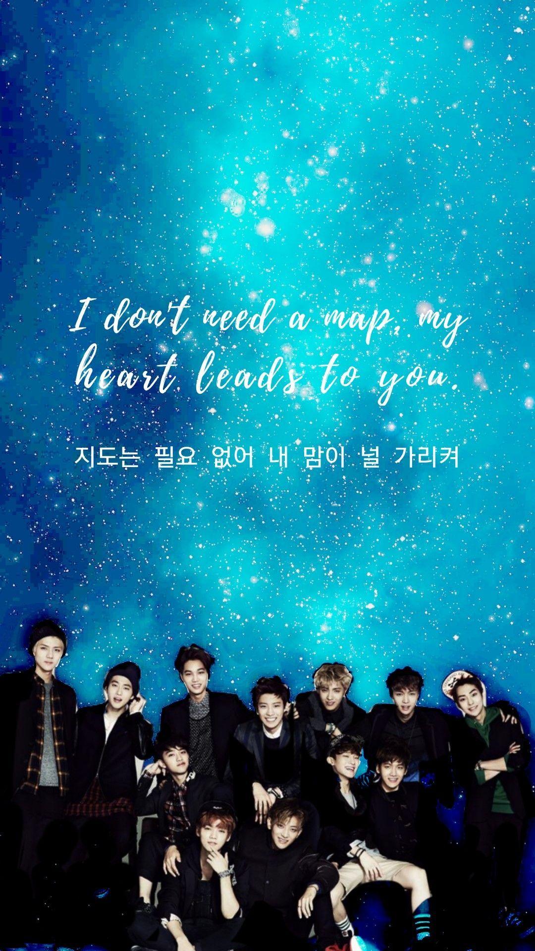 1080x1920 Galaxy Exo Logo Wallpaper