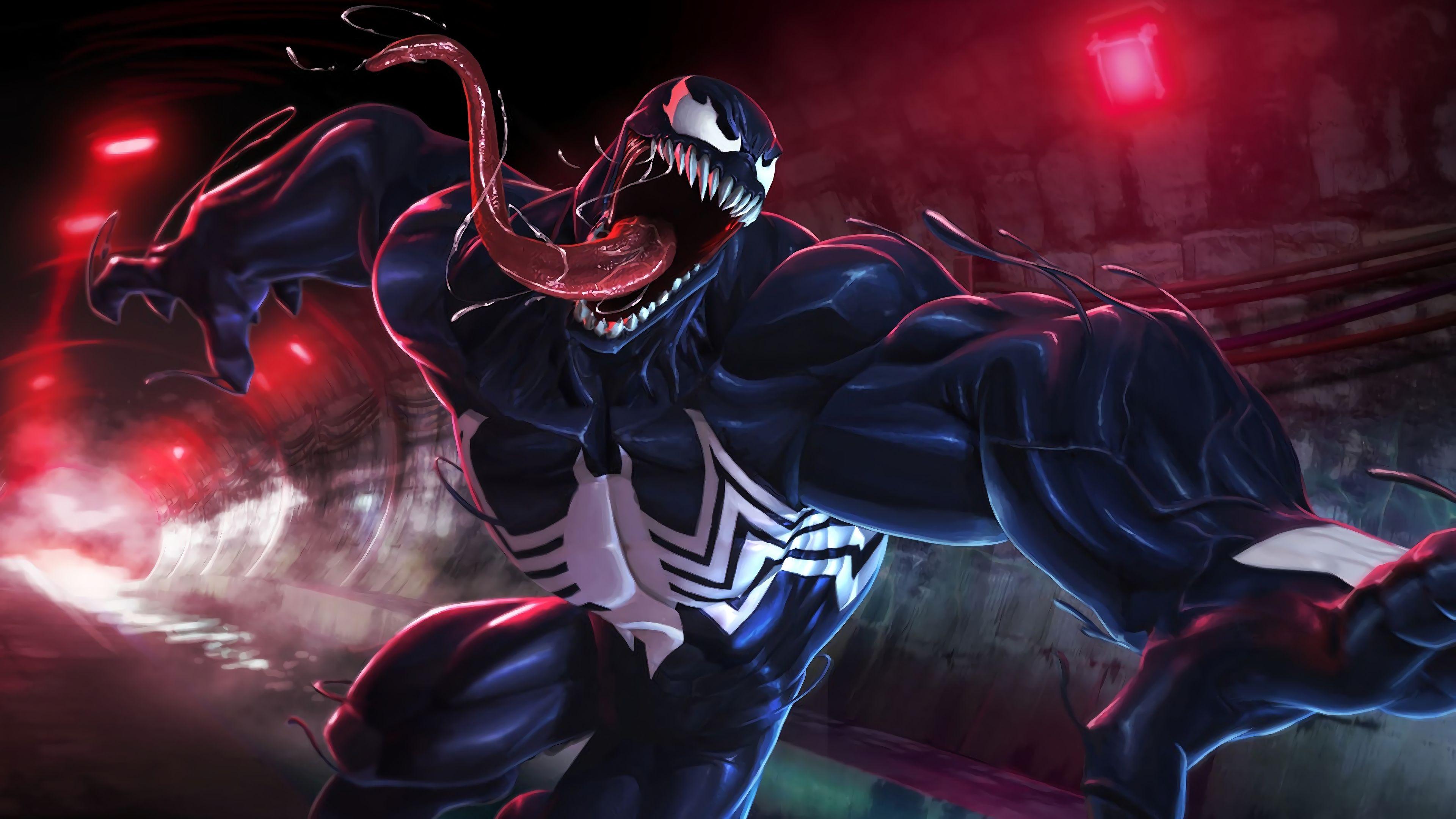 3840x2160 Venom Marvel Comics 4K