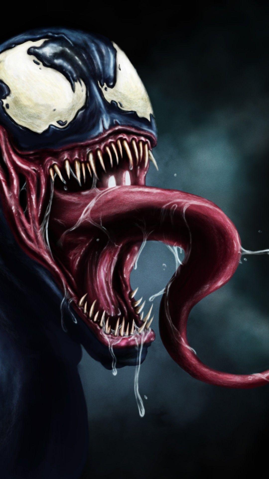 1080x1920 Venom, Marvel, Comics, Creepy Wallpaper iPhone 8 HD Wallpaper