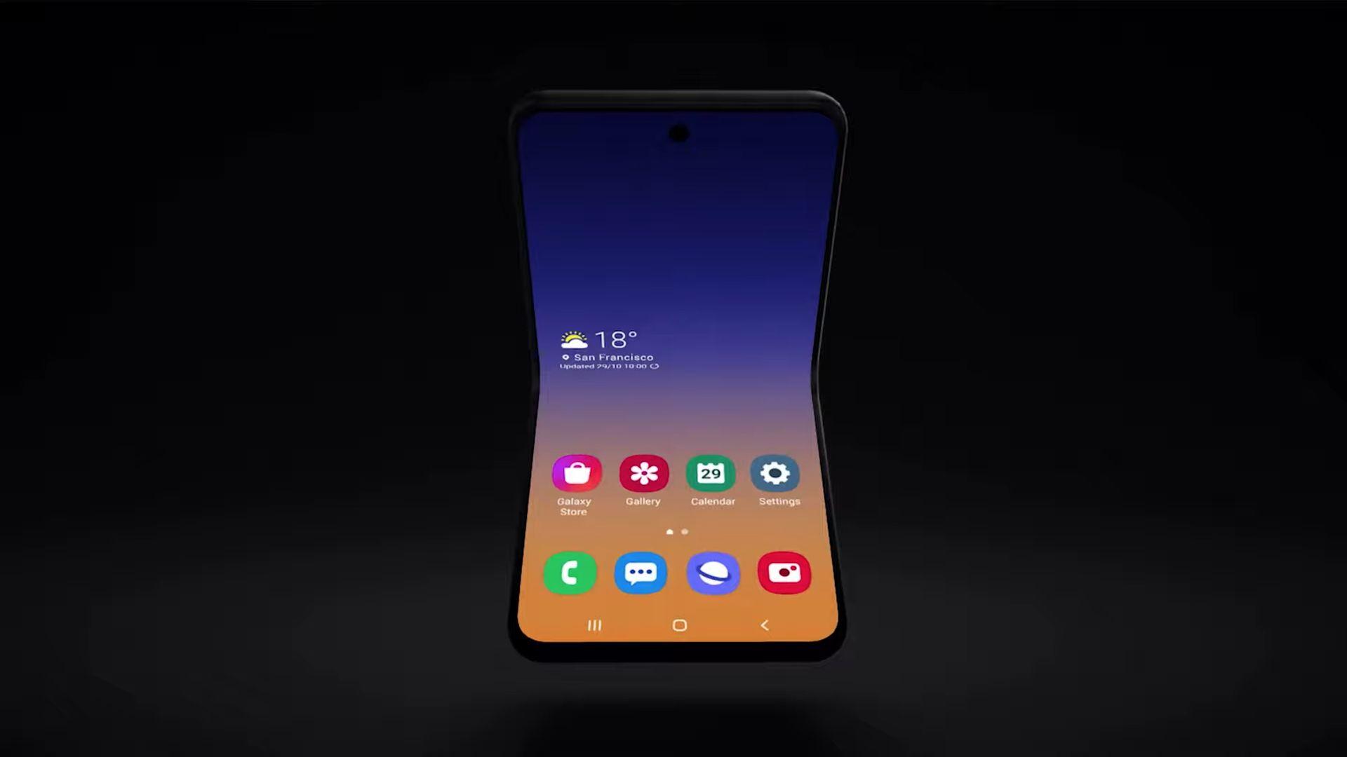 1920x1080 Samsung Galaxy Z Flip leak suggests no 108MP main camera here
