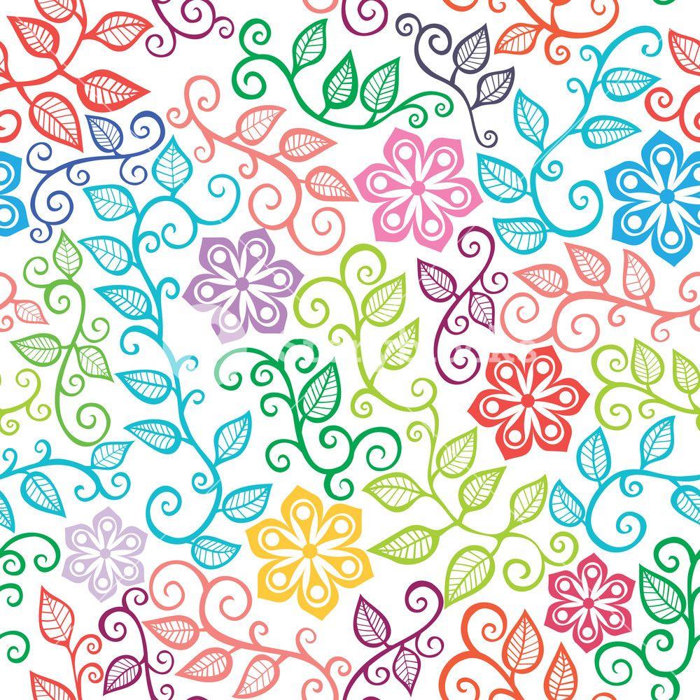 1000x1000 Seamless Texture With Flowers. Endless Floral Pattern. Seamless Pattern Can Be Used For Wallpaper Royalty Free Stock Image