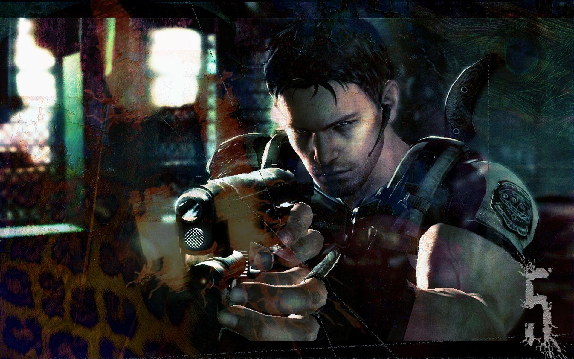 1920x1200 Chris Redfield Wallpaper. Resident evil Resident evil, Resident evil game