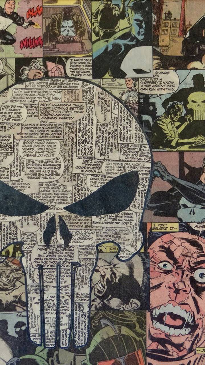 720x1280 Punisher comic wallpaper