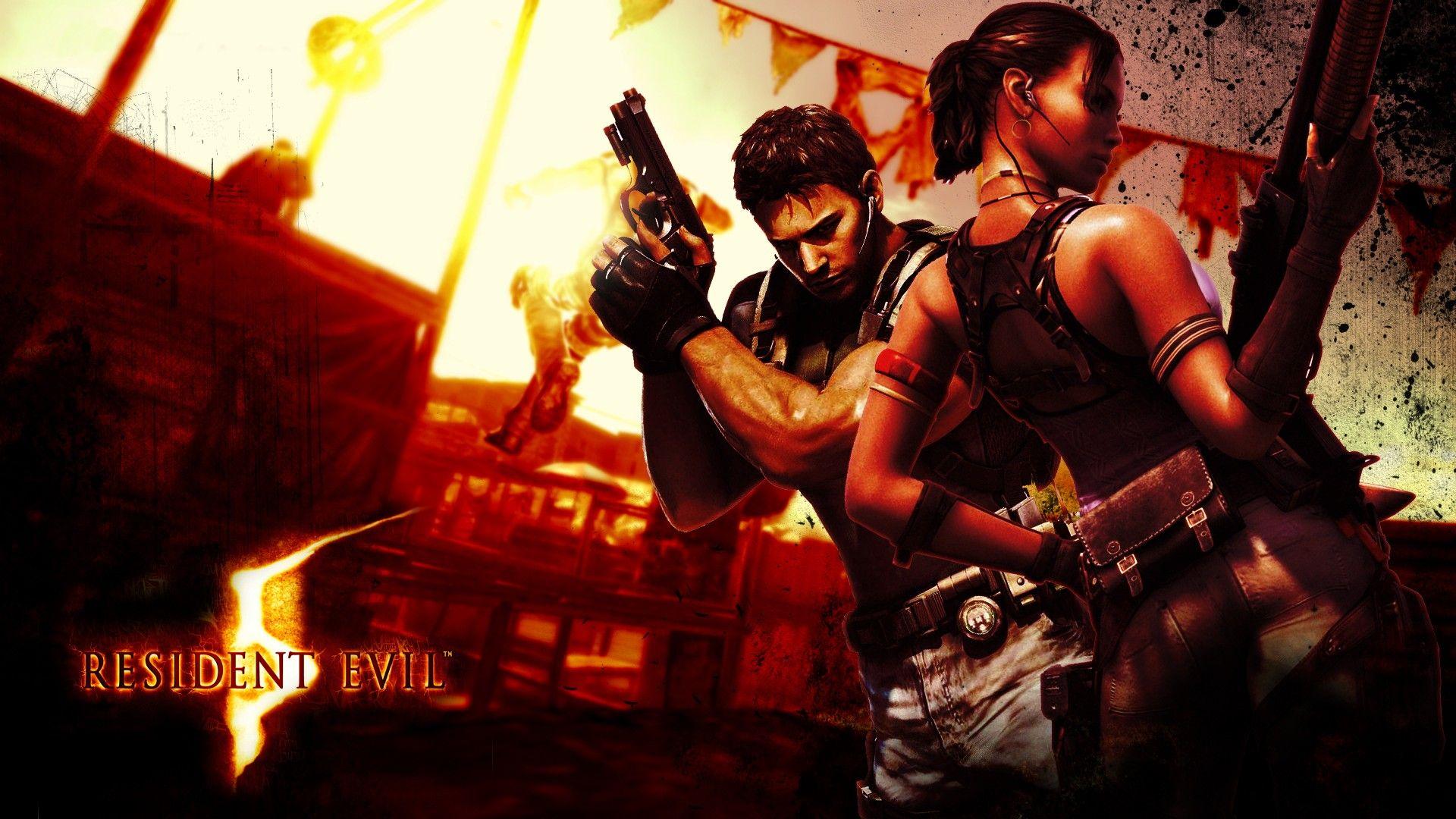 1920x1080 Resident Evil, Resident Evil Chris Redfield, Sheva Alomar Wallpaper HD / Desktop and Mobile Background