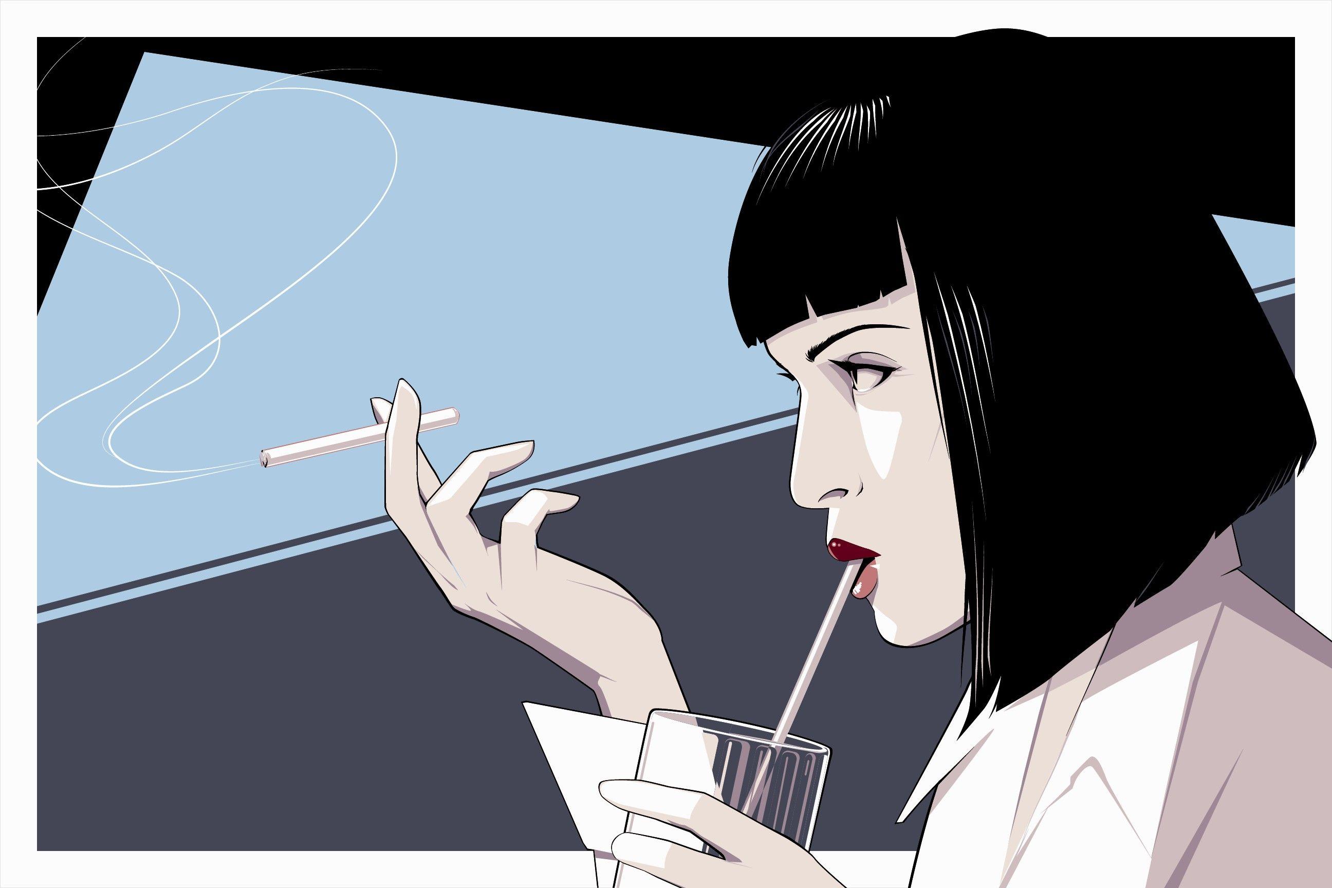 2592x1728 Uma Thurman, Craig Drake, Mia Wallace, Pulp Fiction Wallpaper HD / Desktop and Mobile Background