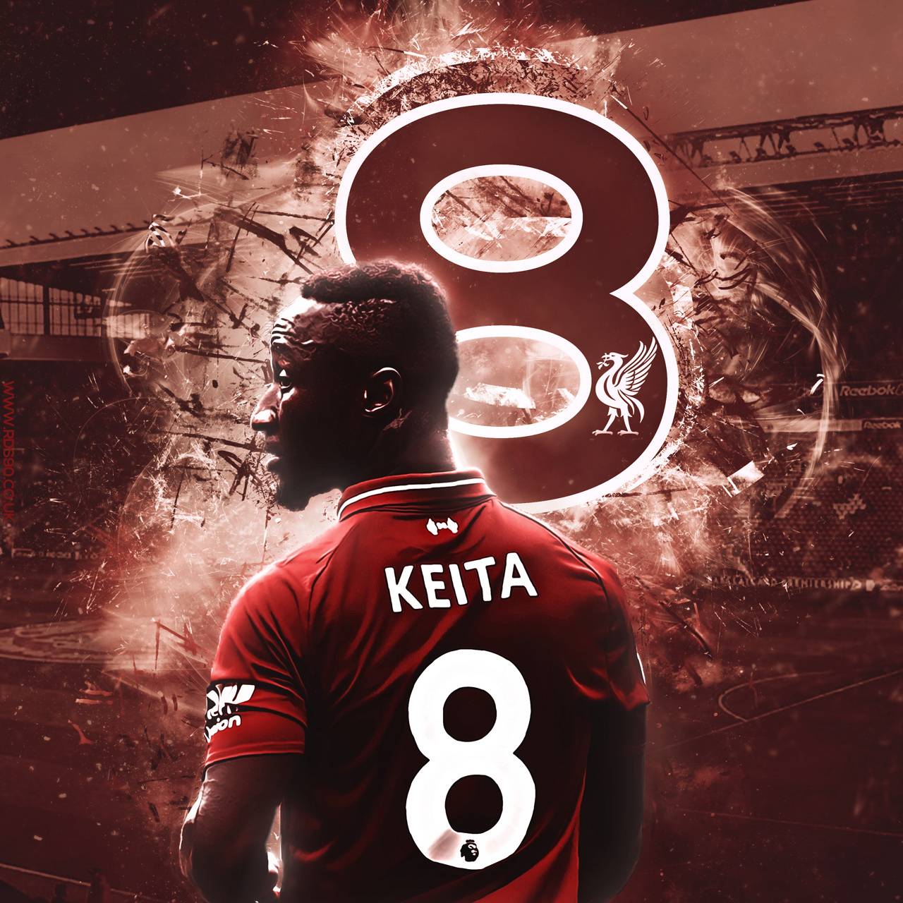 1280x1280 Naby Keita Liverpool wallpaper