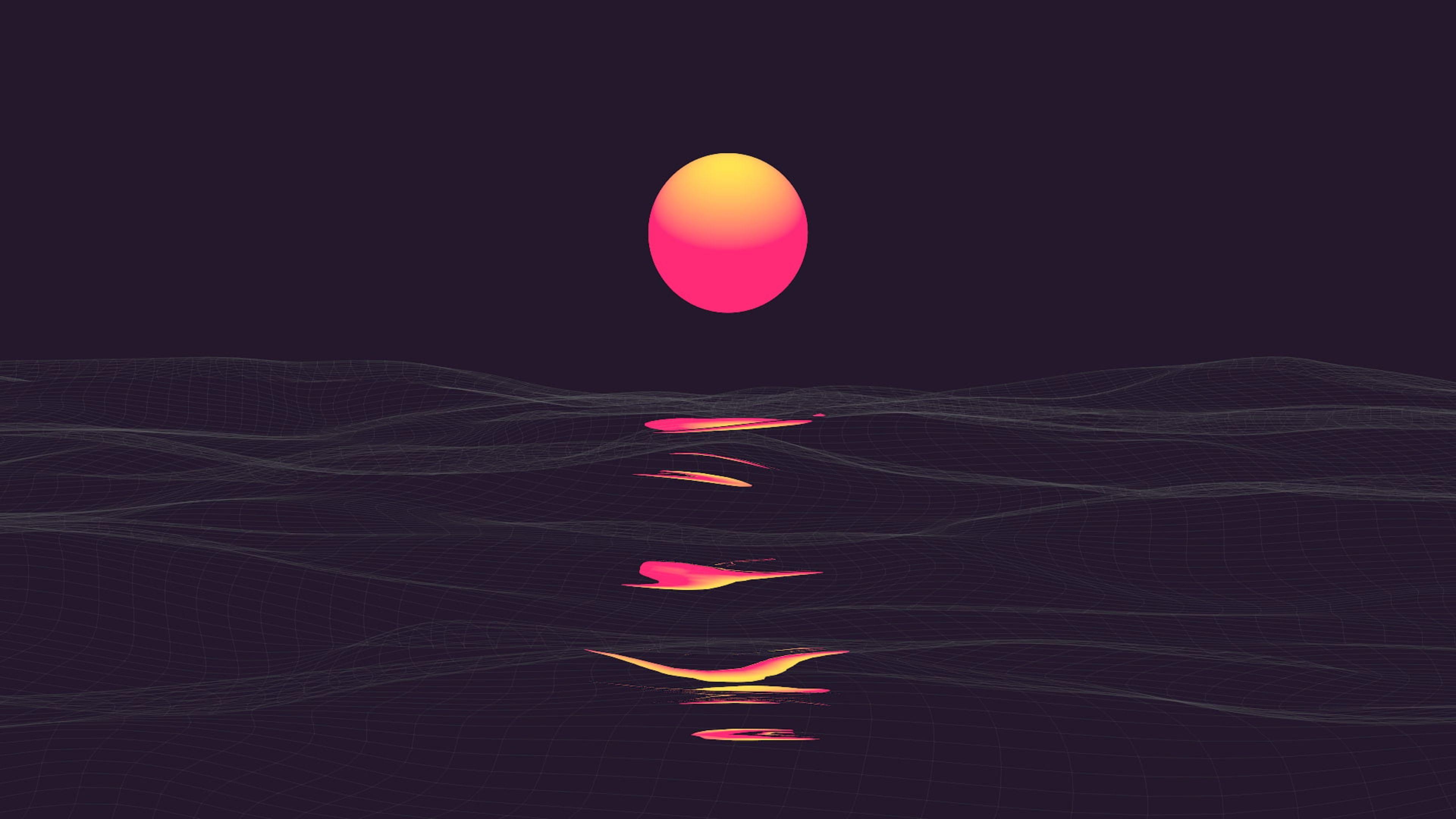 3840x2160 Red and yellow HD Wallpaper & Background