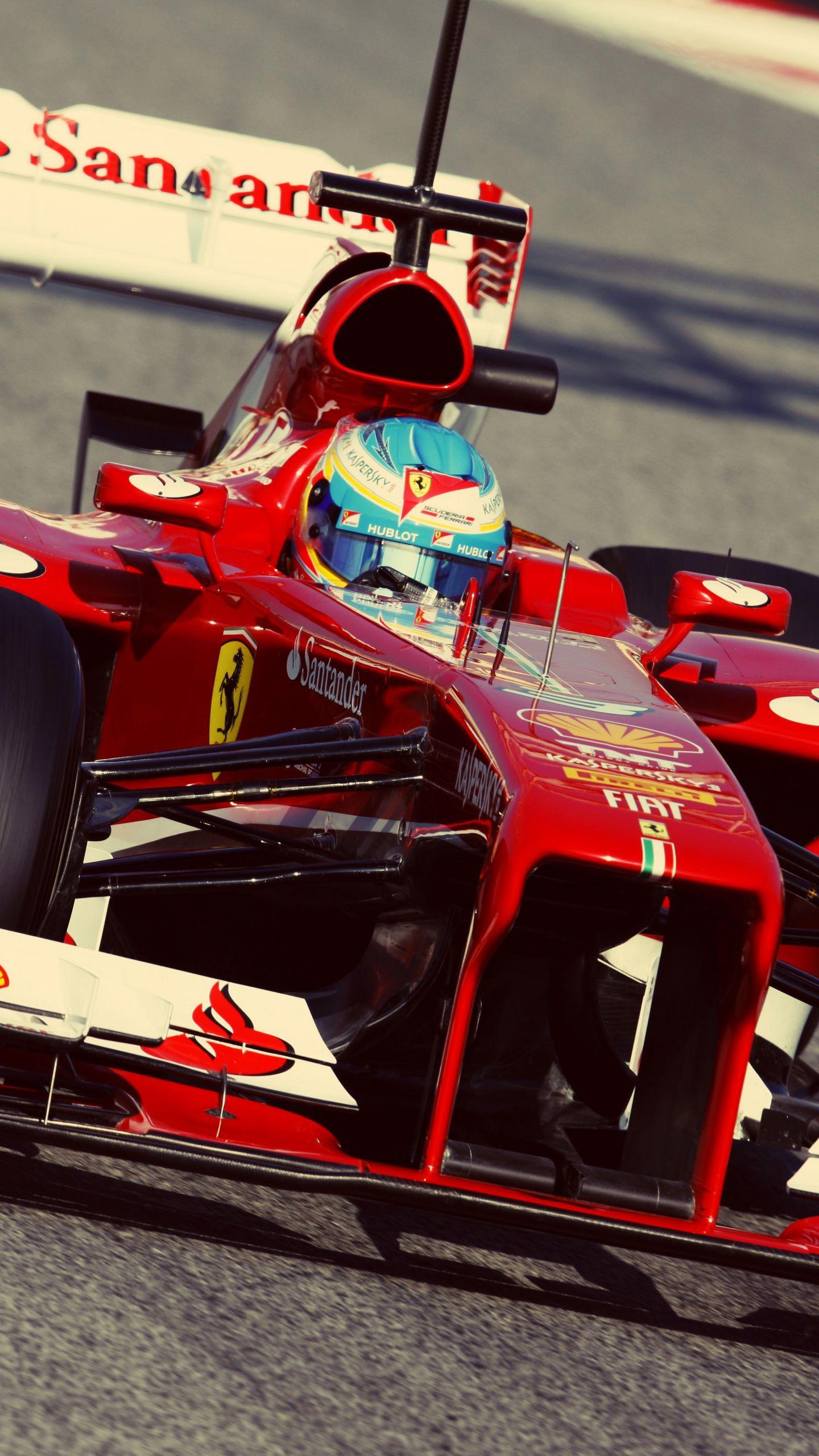 1440x2560 Download wallpaper 1440x2560 ferrari, alonso, f formula 1 qhd samsung galaxy s s edge, note, lg g4 HD background