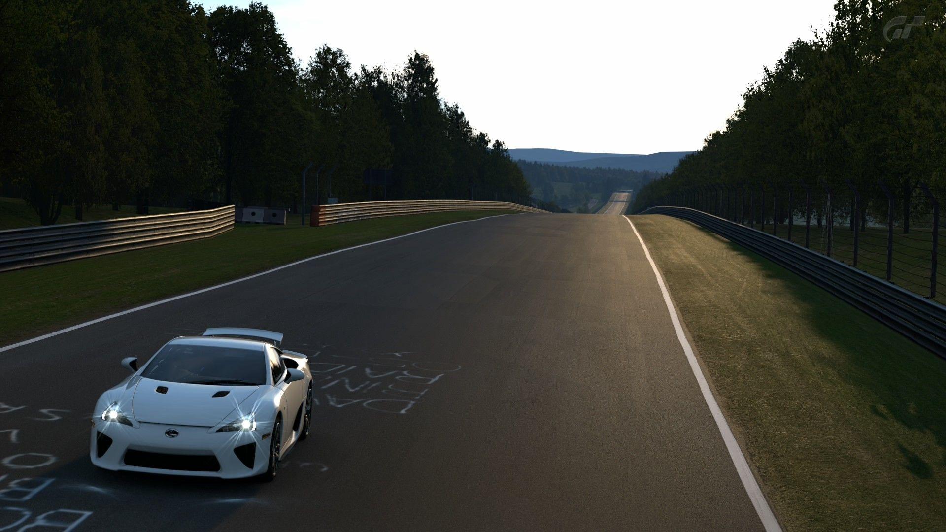 1920x1080 video games, Lexus LFA, Gran Turismo PS Nordschleife wallpaper