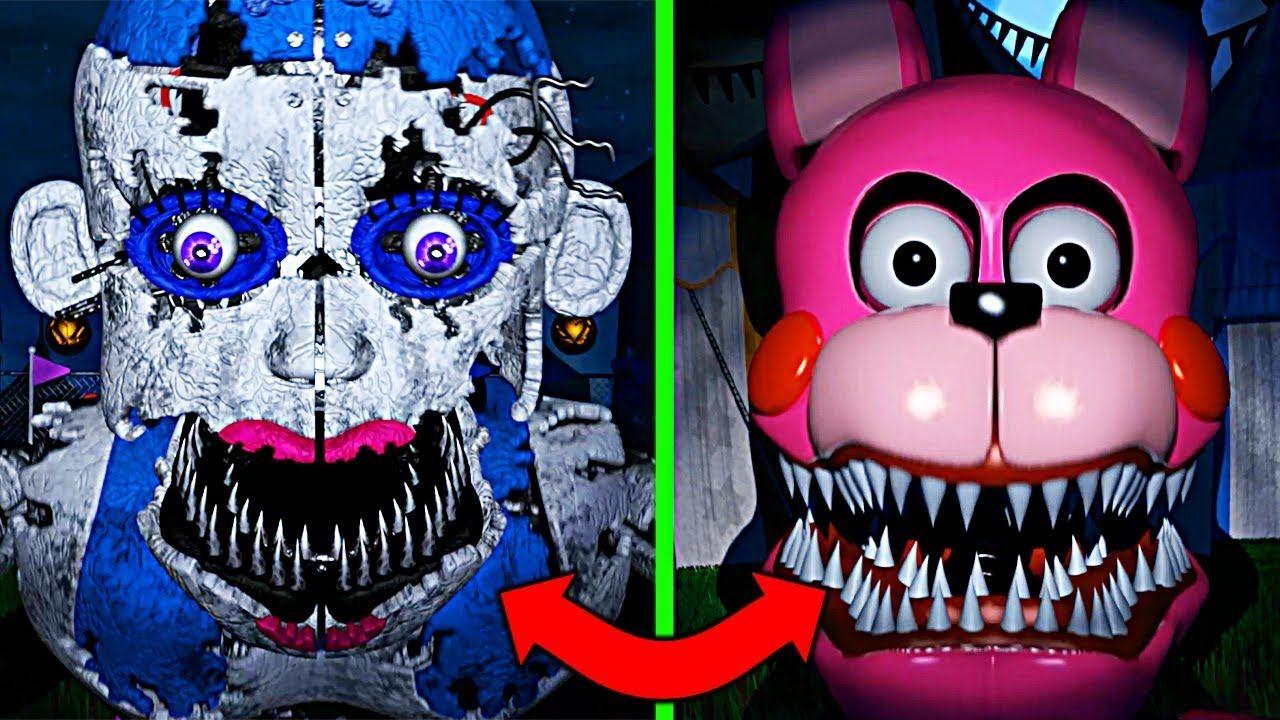 1280x720 Fnaf World Nightmare Ballora HD Wallpaper