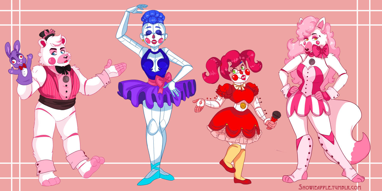1280x640 Fnaf Ballora X Baby, Download Wallpaper