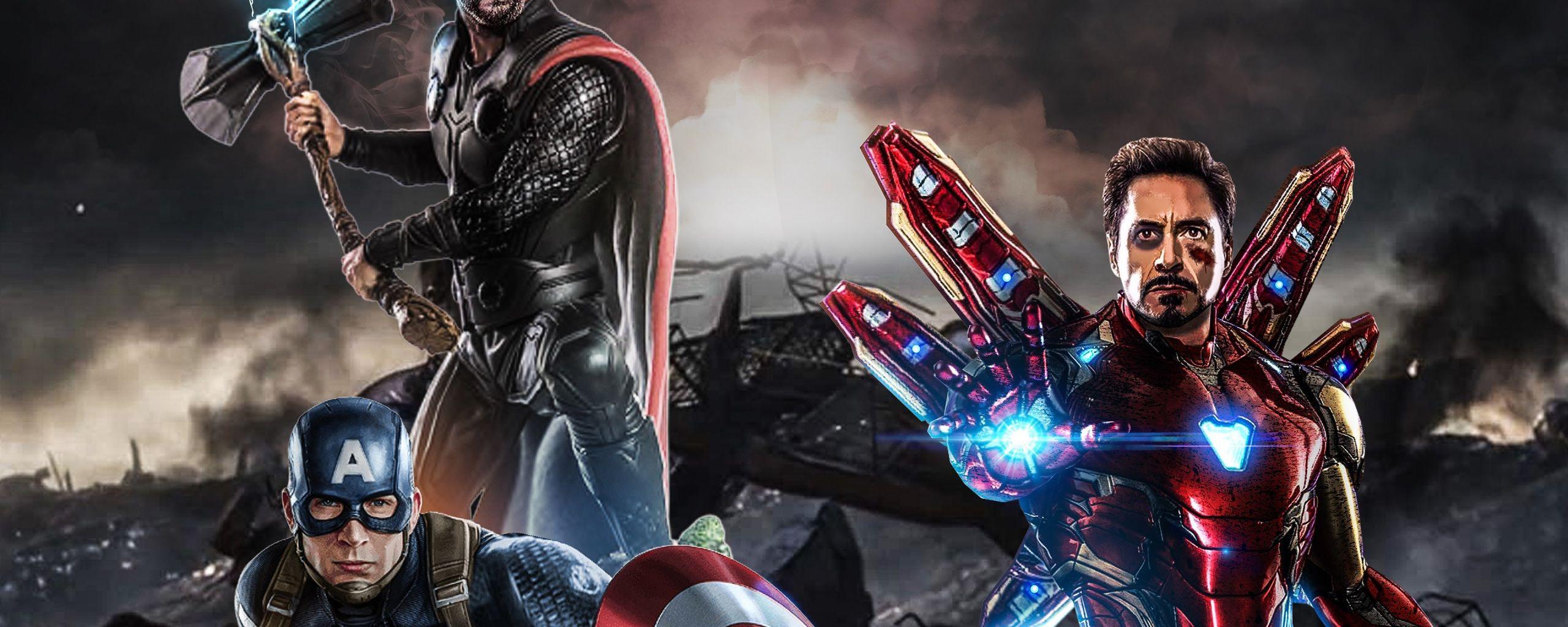 2560x1024 Wallpaper 4k Avengers Endgame The Big Three 4k 2019 Movies Wallpaper, 4k Wallpaper, Artwork Wallpaper, Avengers Endgame Wallpaper, Behance Wallpaper, Captain America Wallpaper, Hd Wallpaper, Iron Man Wallpaper, Movies Wallpaper, Superheroes