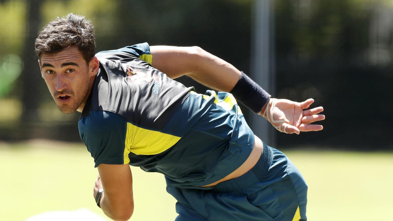 1280x720 Australia vs Sri Lanka, second Test, Canberra, Mitchell Starc new ball, Pat Cummins