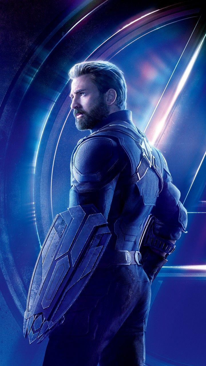 720x1280 Chris Evans as Captain America Avengers Infinity War 4K 8K Wallpaper</a> Wallpaper