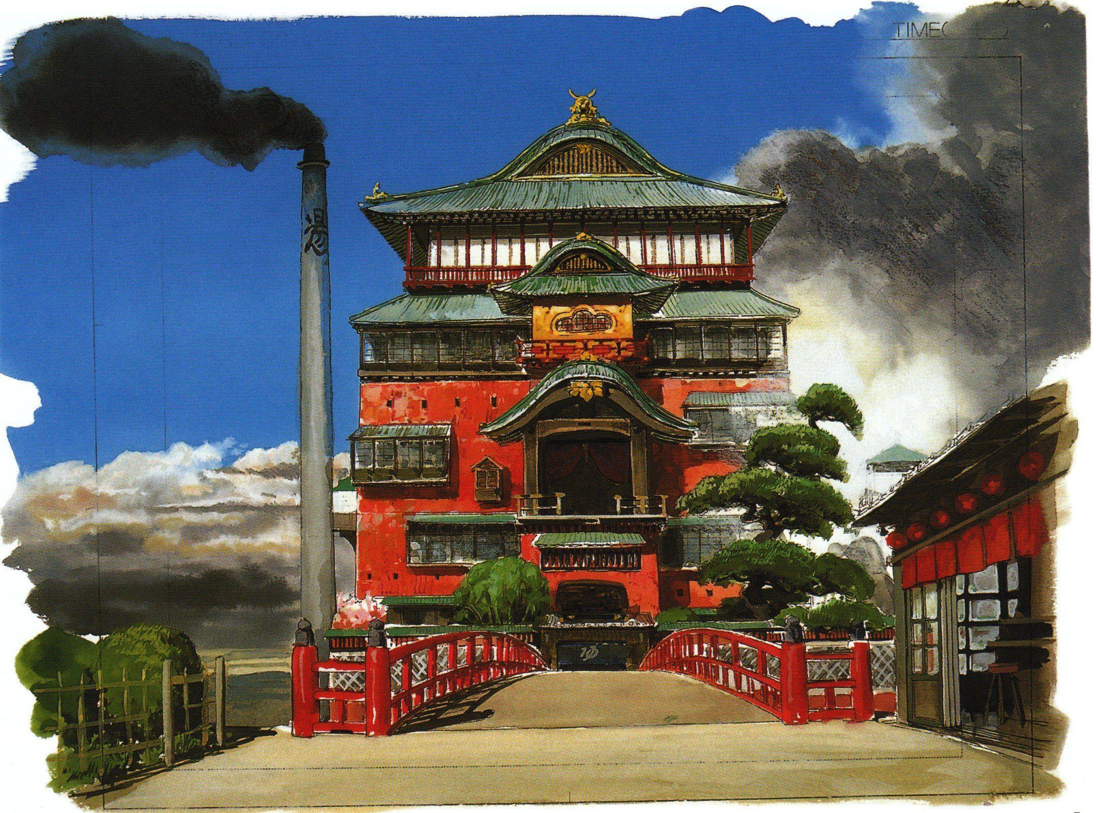 2167x1607 Spirited Away Wallpaper