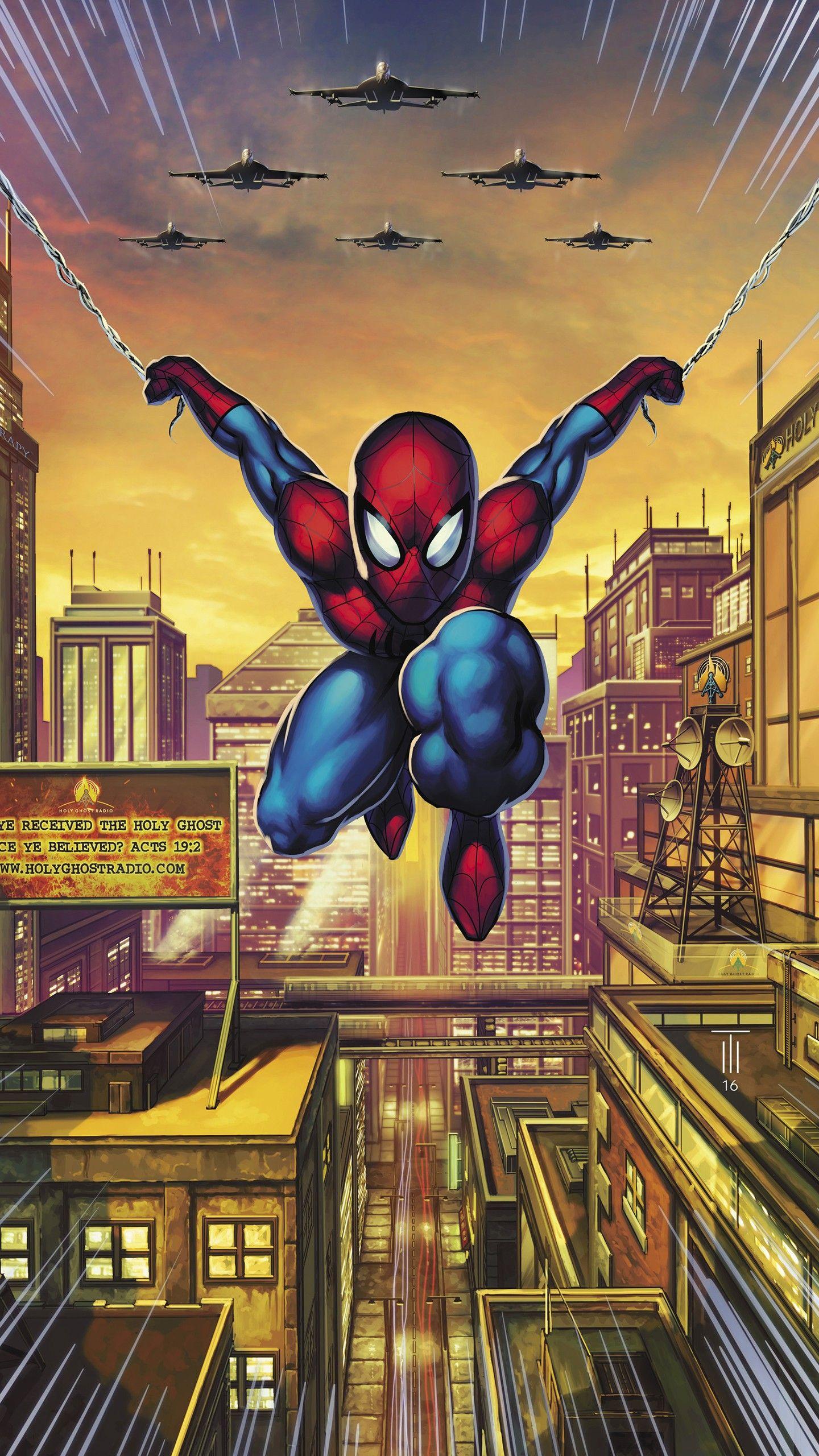 1440x2560 Spider Man Fan Art Wallpaper