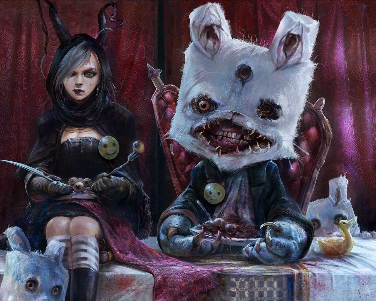 1280x1024 Free download with creepy imaginary friend wallpaper Fantasy wallpaper 16223 [1920x1200] for your Desktop, Mobile & Tablet. Explore Creepy Cute Wallpaper. Creepy Anime Wallpaper, Creepy Wallpaper for Desktop, Creepy HD Wallpaper