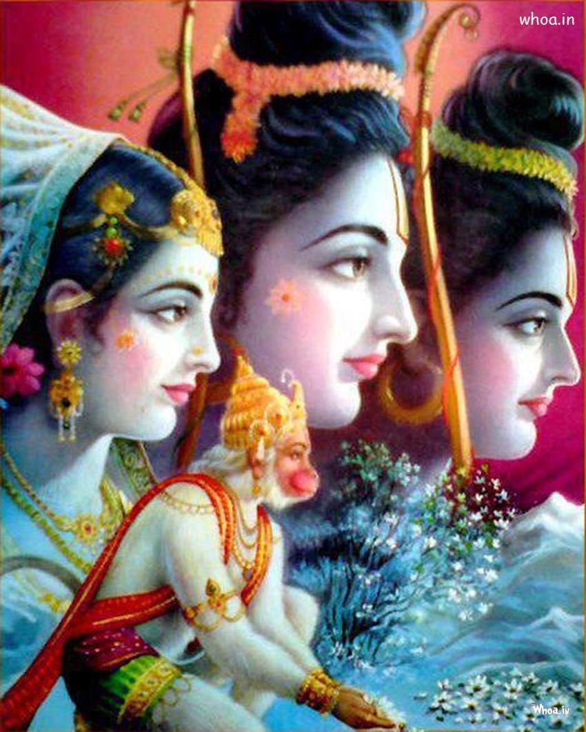 850x1062 Lord Rama Sita Wallpaper