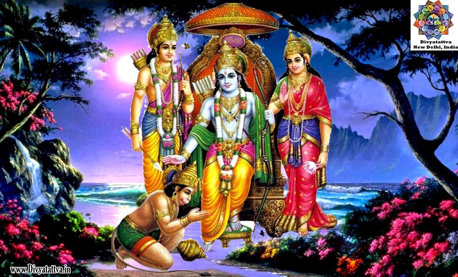 1488x900 Divyatattva Chiêm tinh học Miễn phí Tử vi Tâm linh Bói bài Yoga Tantra Huyền bí Hình ảnh Video: Chúa Rama Sita Hanuman Hình nền HD Tải xuống miễn phí Hình nền các vị thần Hindu