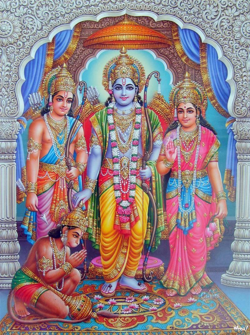 800x1071 Lord Ram Sita và Lakshmanwallpaper