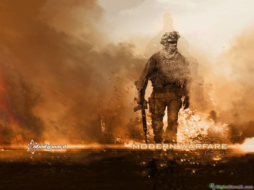 1024x768 Call Of Duty Modern Warfare 2 Wallpaper Ghost 4731 HD Wallpaper - Modern HD Wallpaper