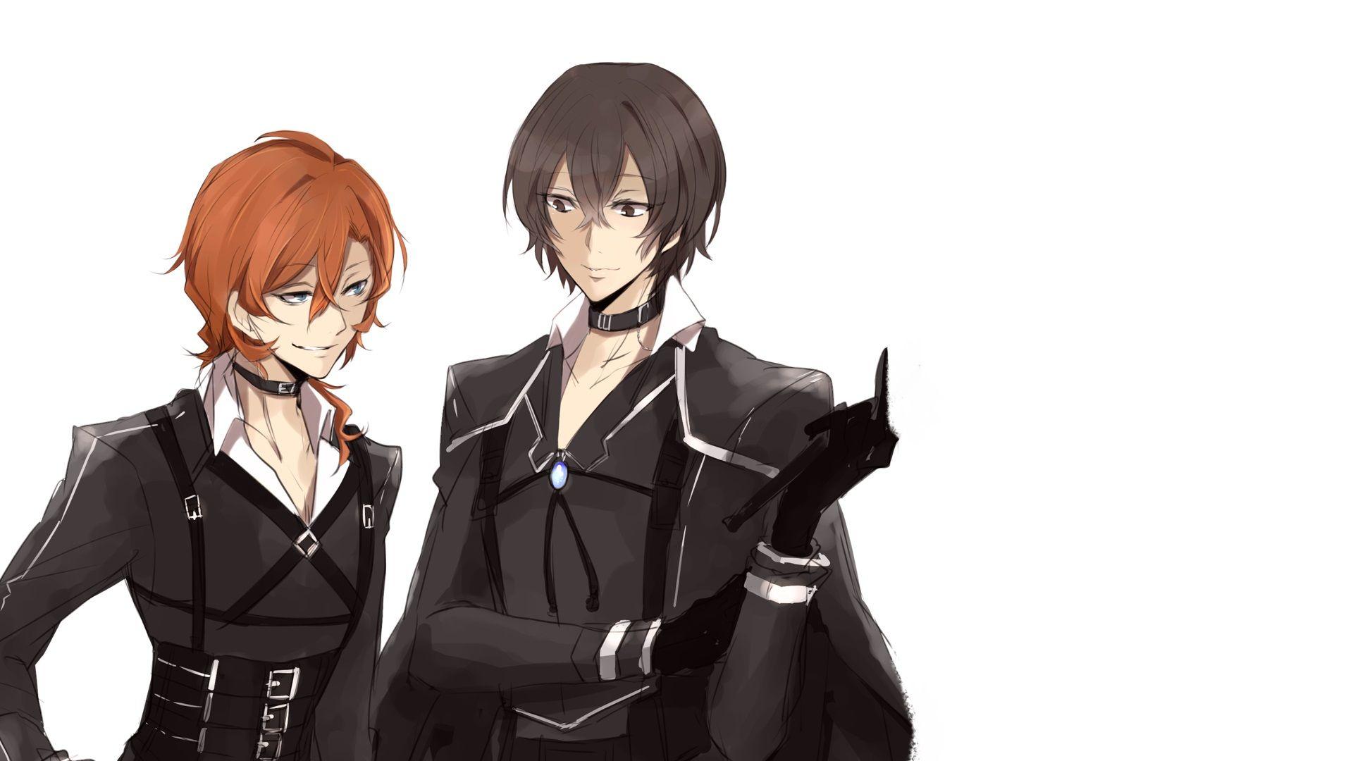 1920x1080 1920x1080 Bungou Stray Dogs, Osamu Dazai, Chuuya Nakahara hình nền JPG HD Desktop Wallpaper