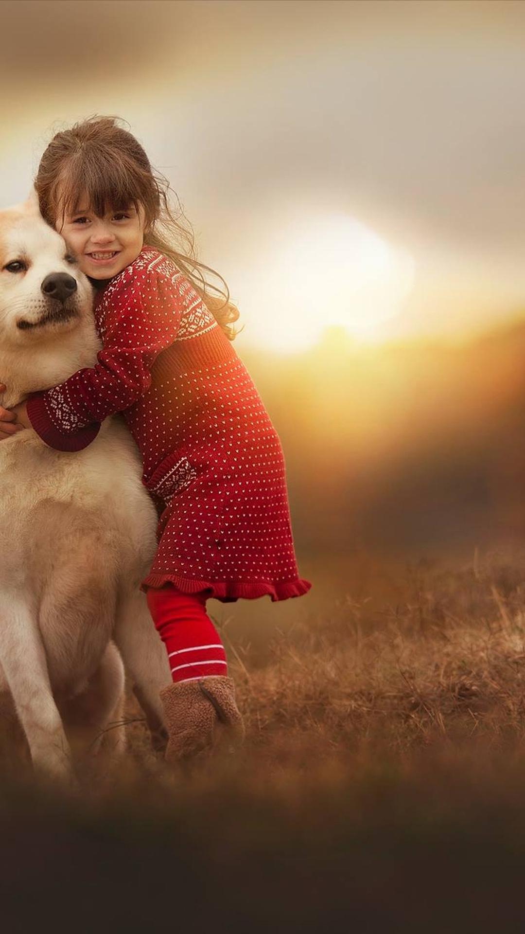 1080x1920 Akita (Little Girl, Sweet, Cute) Dog Wallpaper