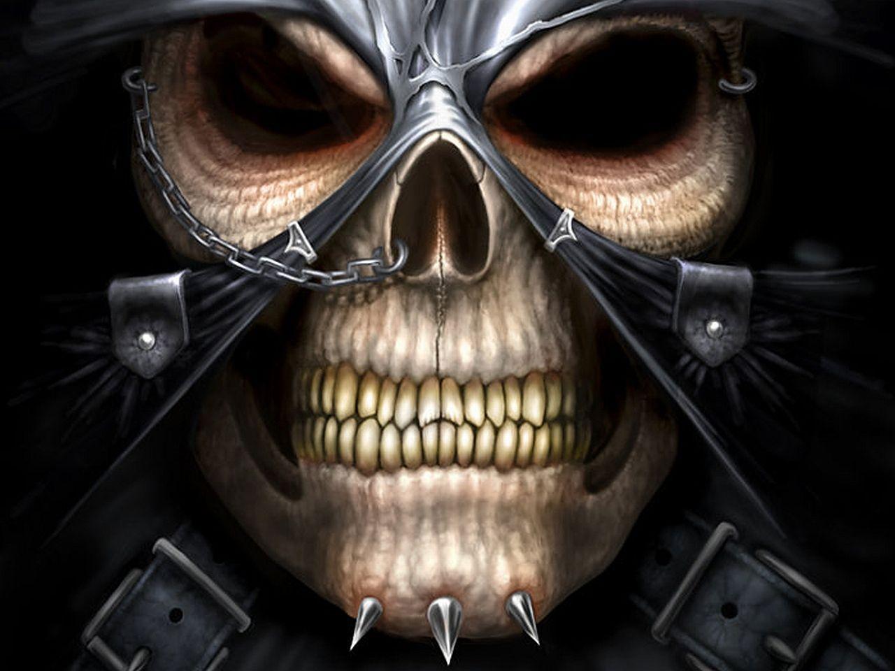 Evil Fire Skull Wallpapers Top Free