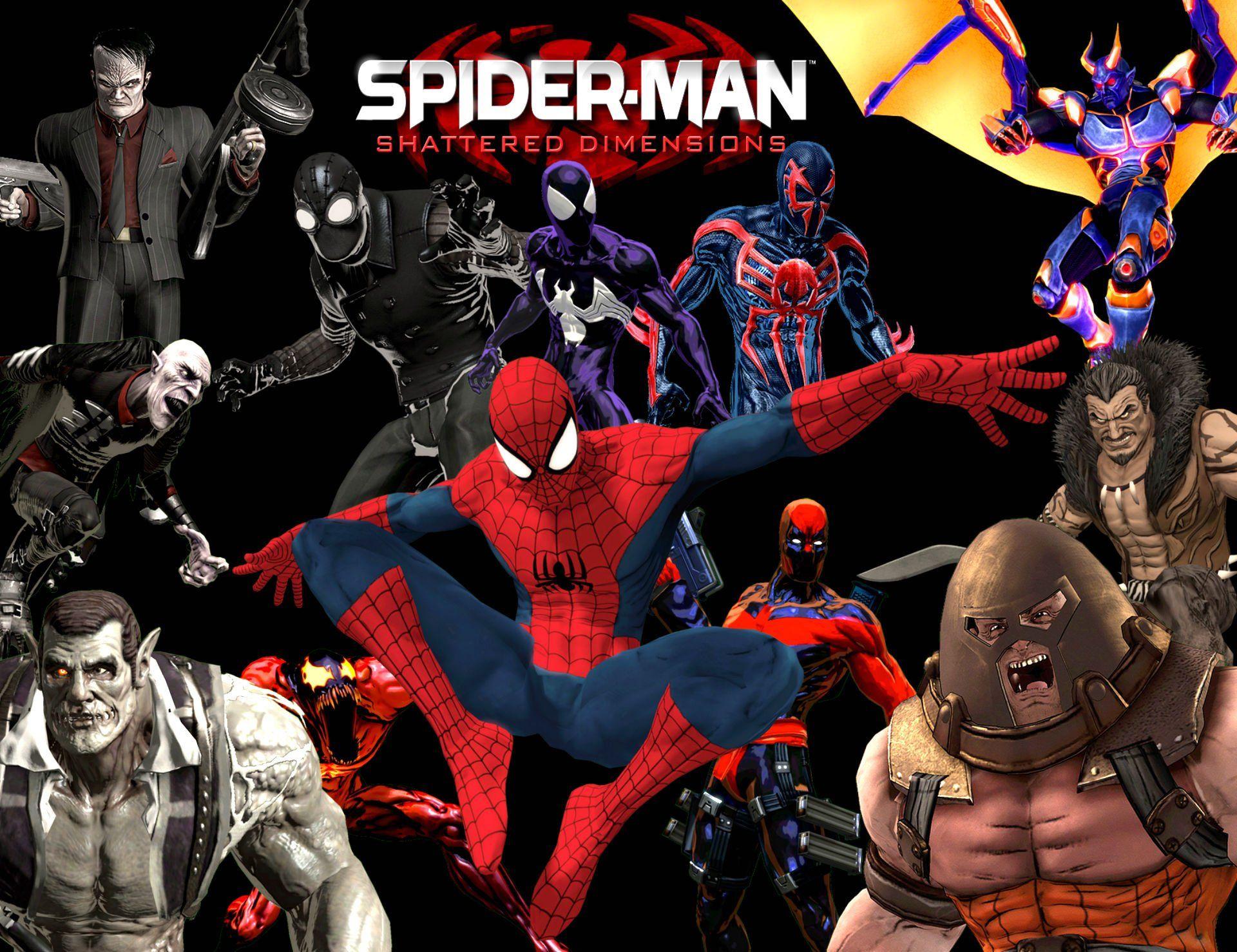 Игры spider man shattered