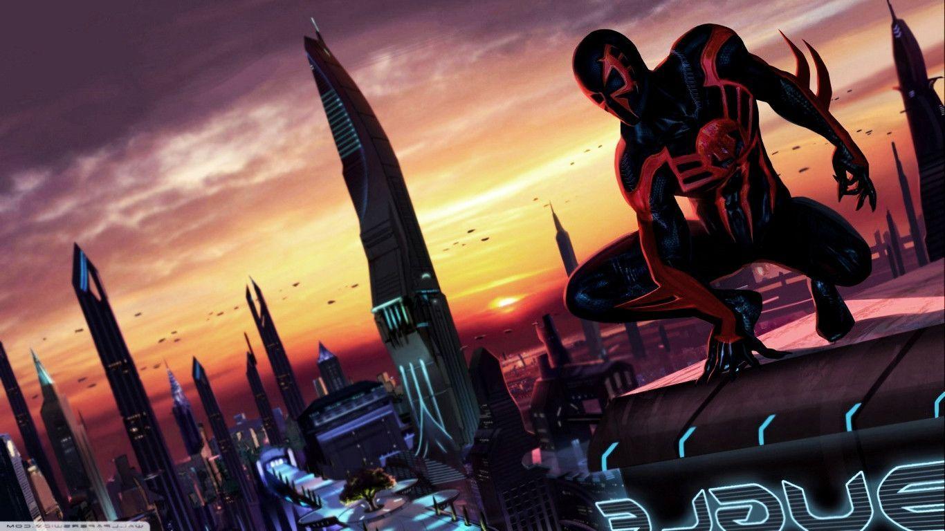 1366x768 Spiderman 2099 Wallpaper