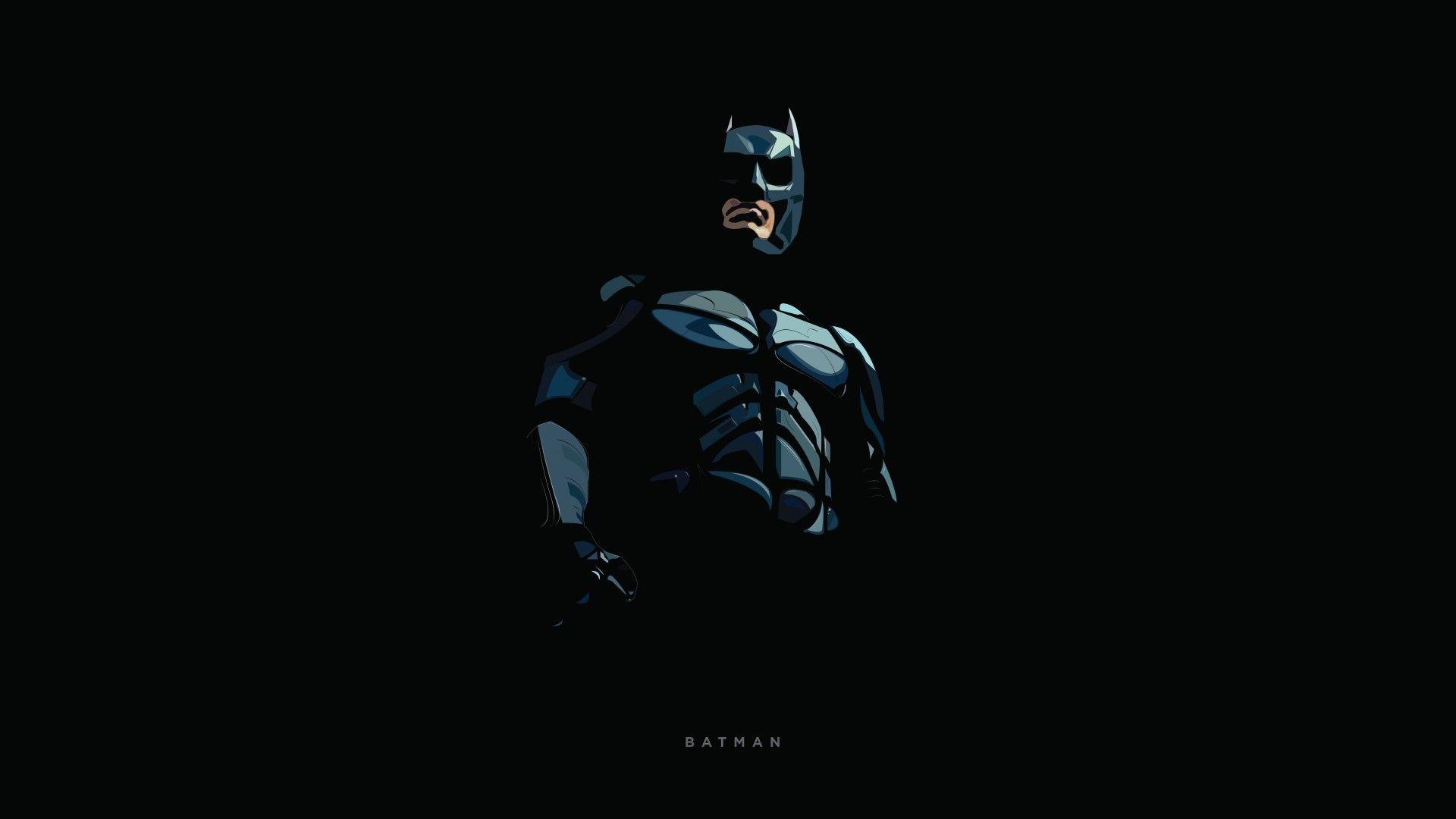 1920x1080 Download 1920x1080 Batman, Digital Art, Minimal Wallpaper for Widescreen