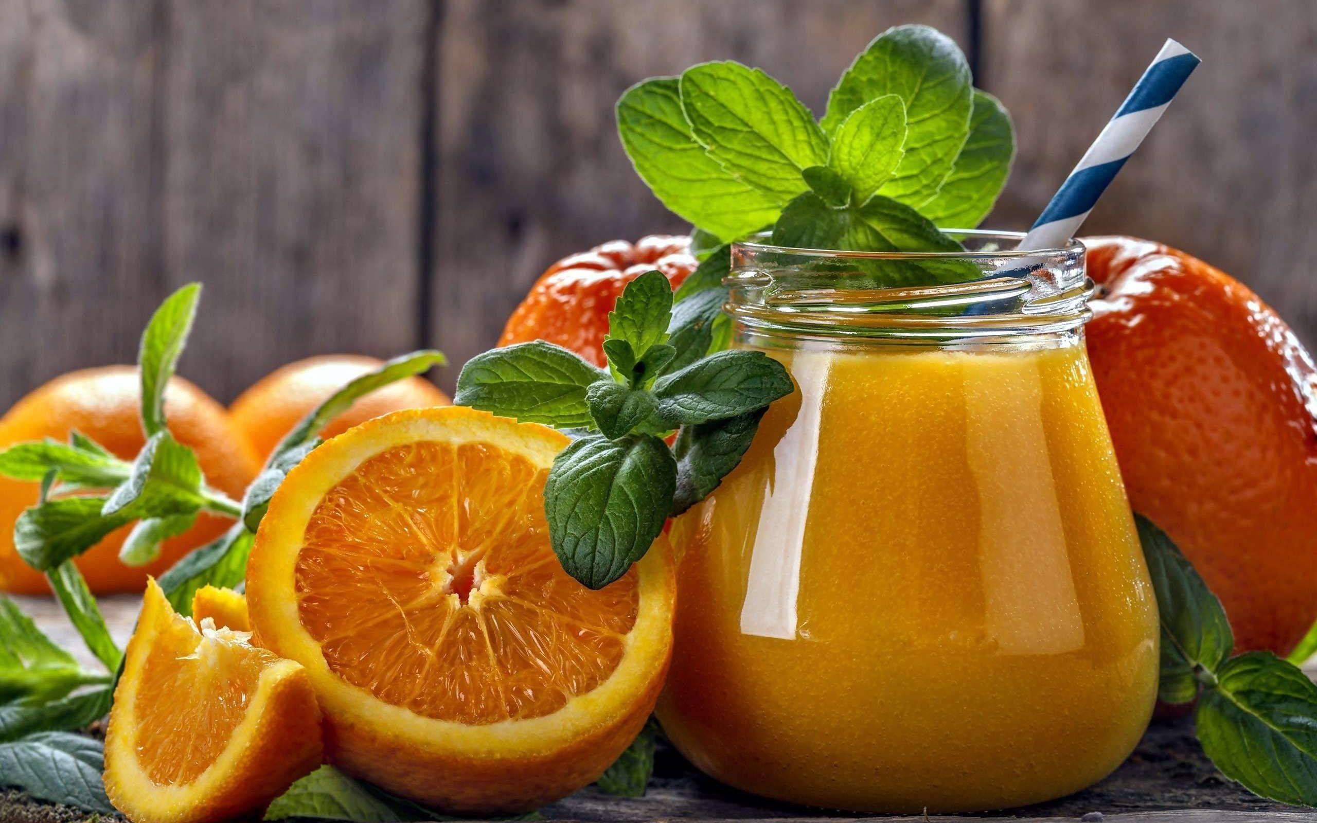 2560x1600 Oranges, Drinks, Fresh, Juice, Mint 750x1334 IPhone 8 7 6 6S Wallpaper, Background, Picture, Image