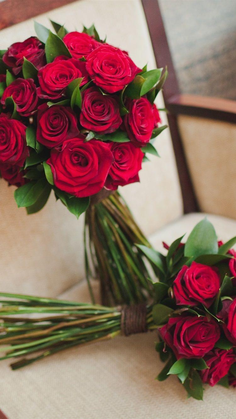 750x1334 Wallpaper Bouquet flowers, wedding, roses, chair 2560x1600 HD Picture, Image