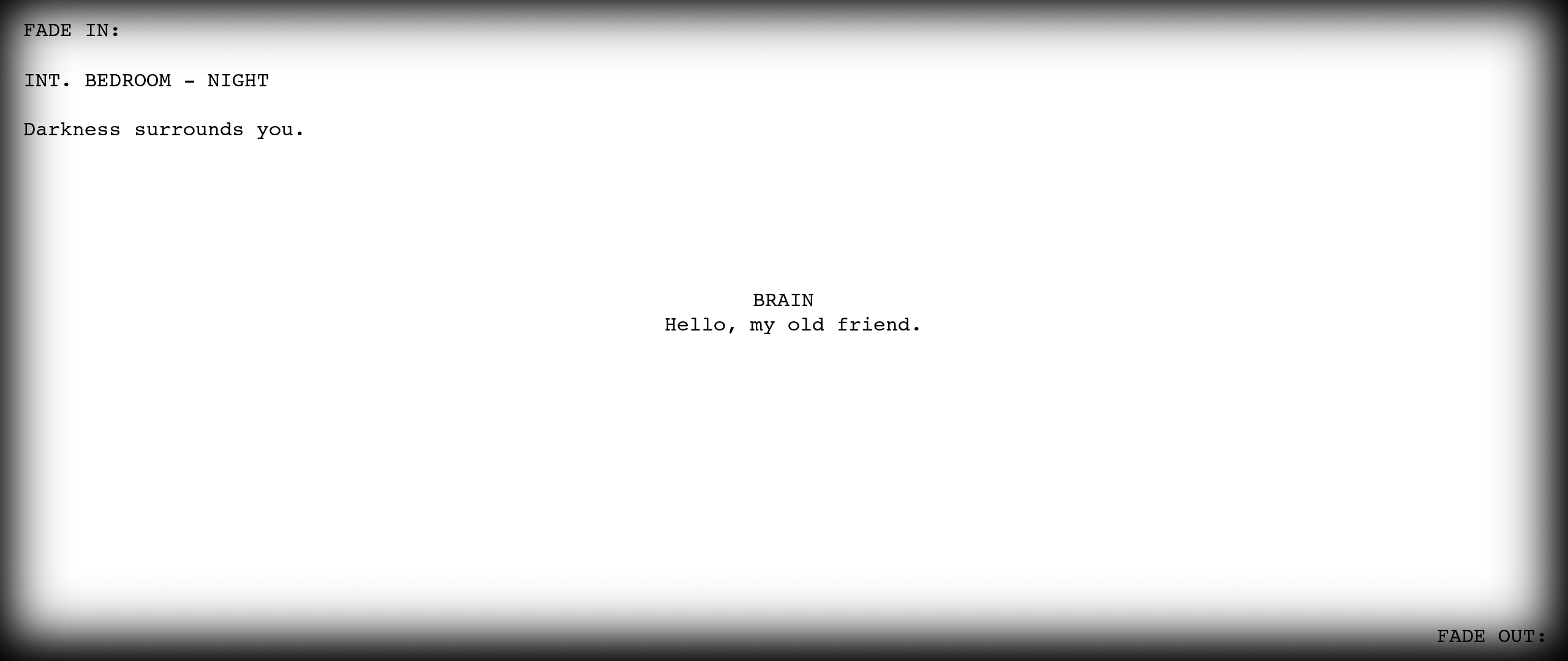 2560x1080 Hello darkness, my old friend